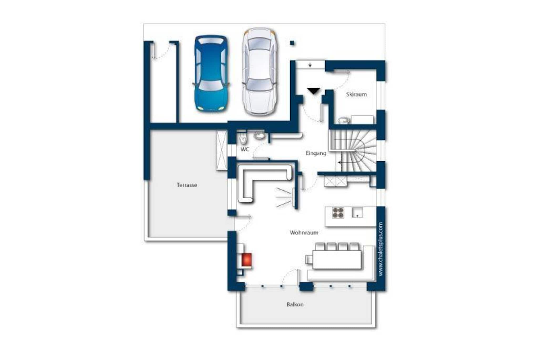 Nationalpark Chalet Bretterspitze-Plan d'étage