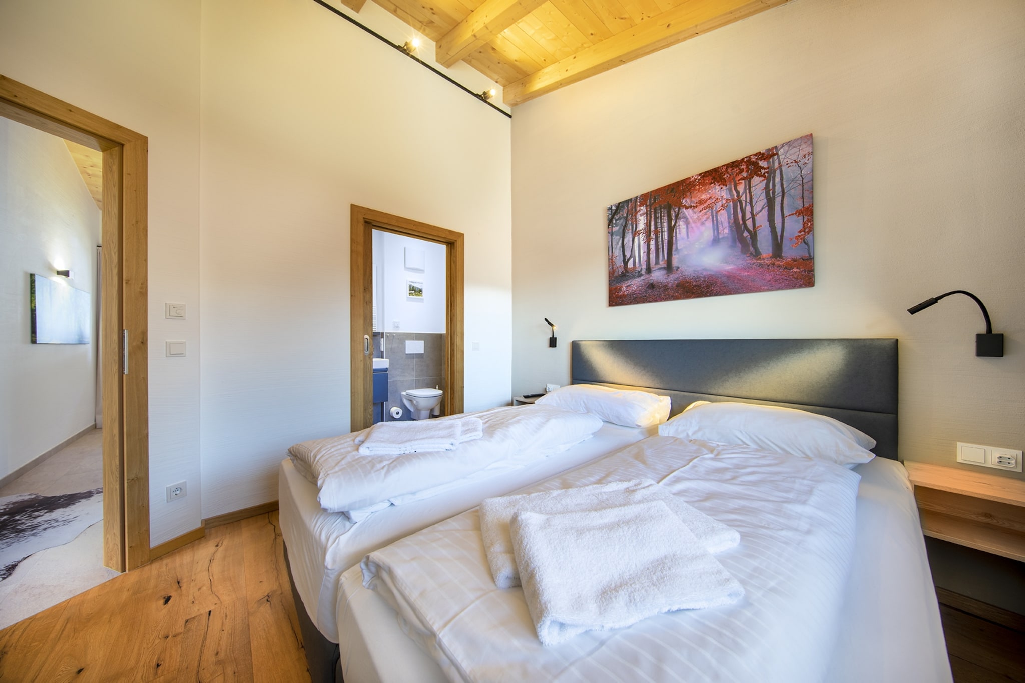 Nationalpark Chalet Pillewizer-Slaapkamer
