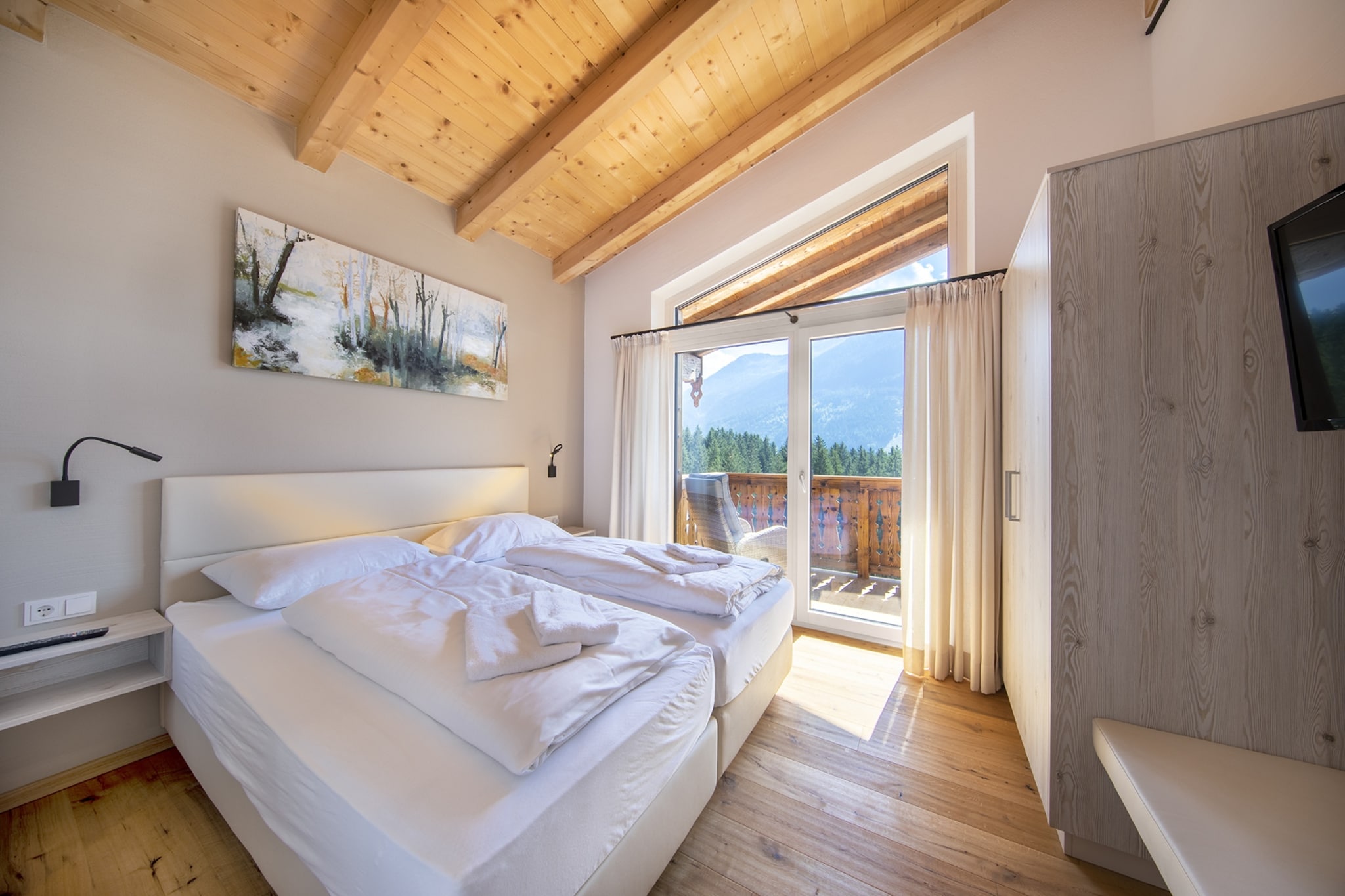 Nationalpark Chalet Pillewizer-Slaapkamer