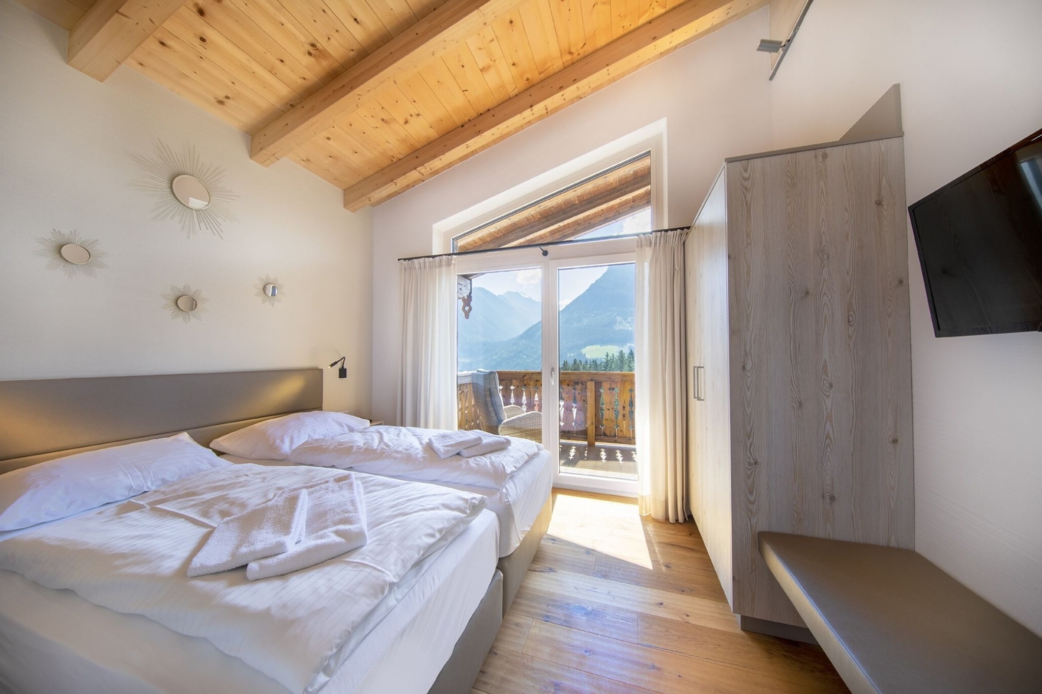Nationalpark Chalet Pillewizer-Slaapkamer