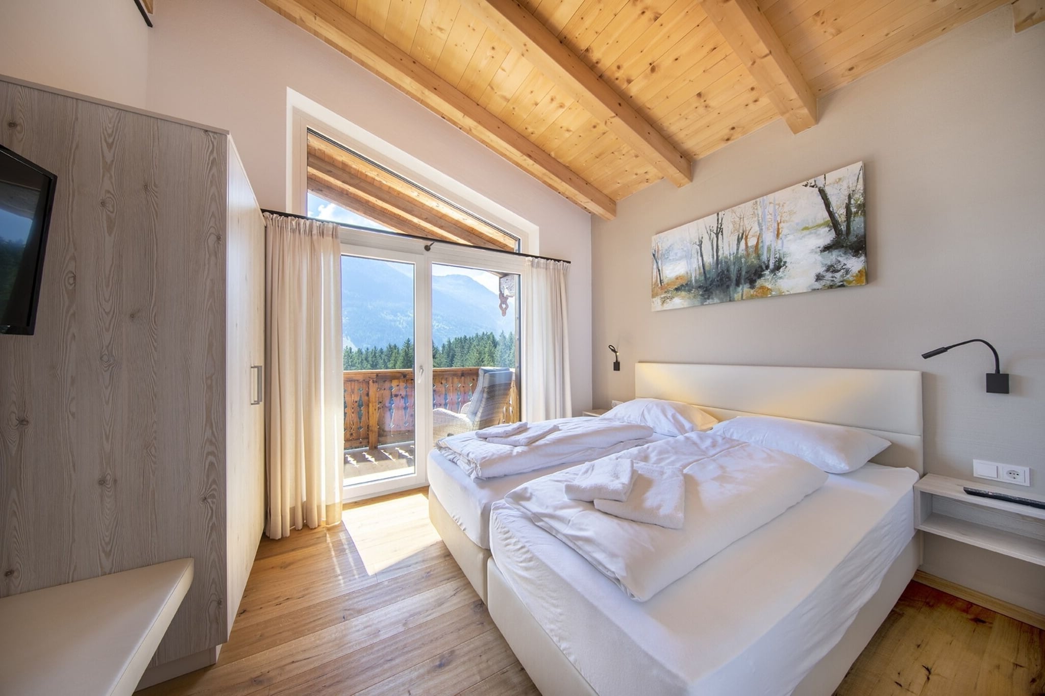 Nationalpark Chalet Pillewizer-Slaapkamer