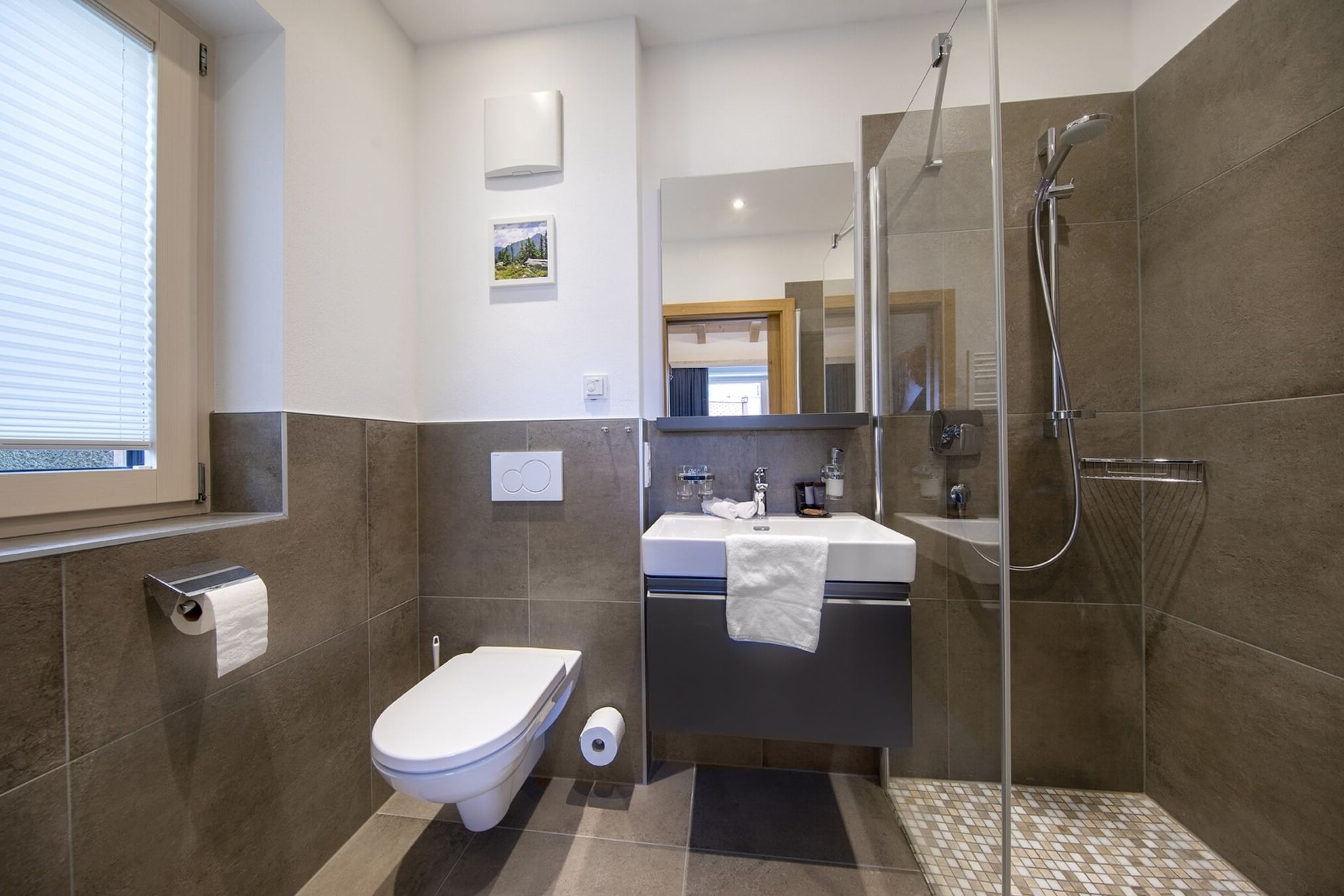 Nationalpark Chalet Pillewizer-Badkamer