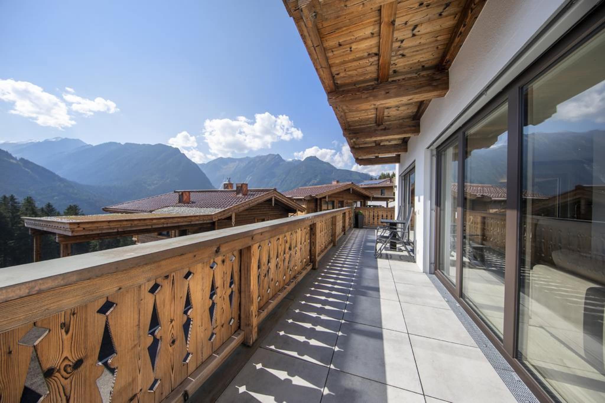 Nationalpark Chalet Pillewizer-Balcon-terrasse