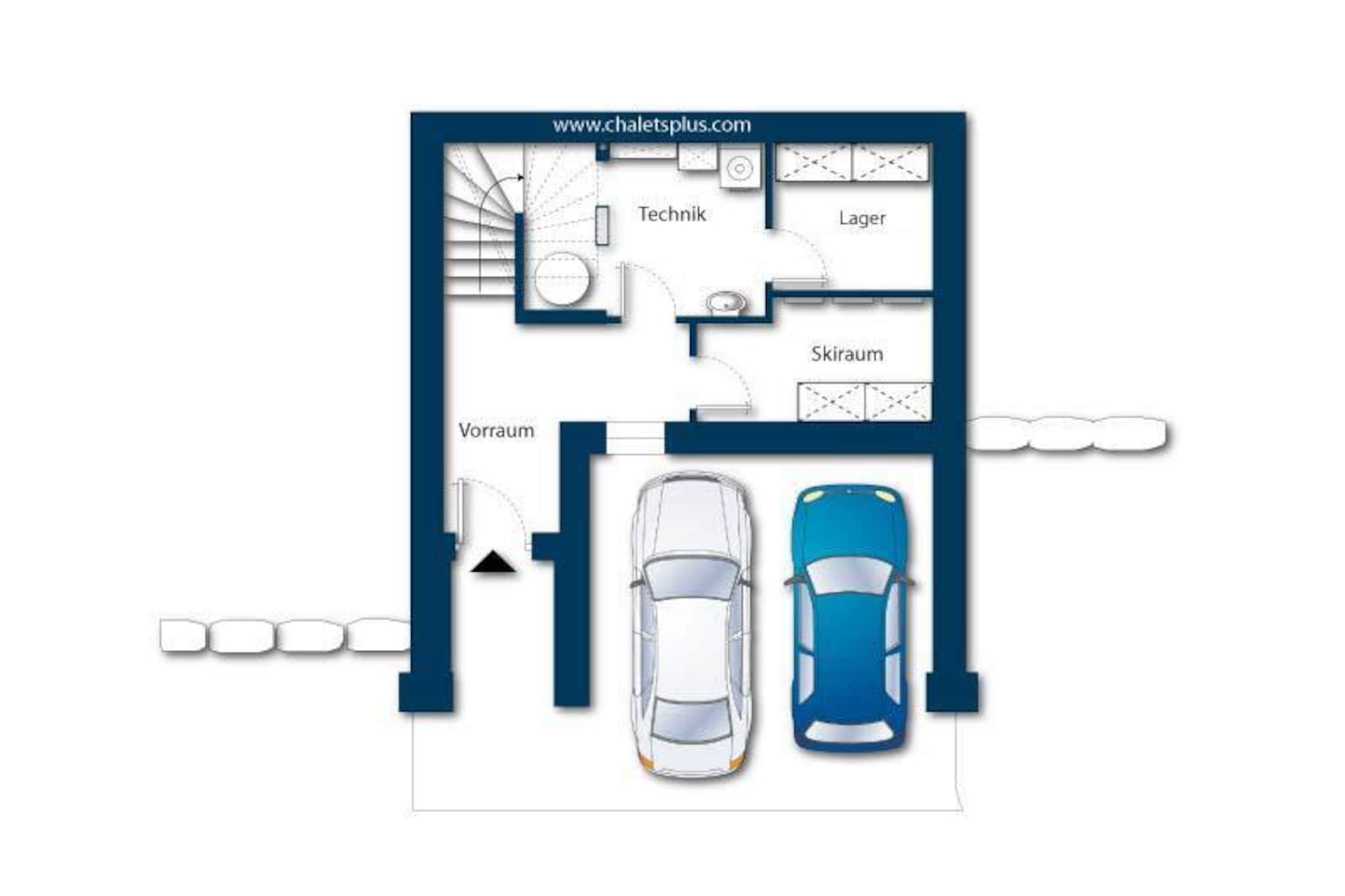 Nationalpark Chalet Pillewizer-Plan d'étage