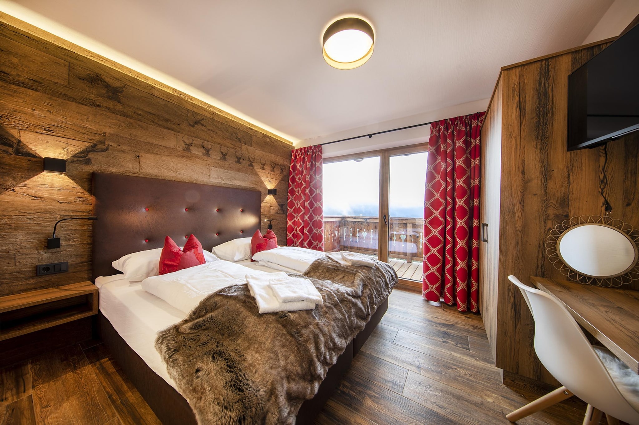 Nationalpark Chalet Gabelspitze-Slaapkamer