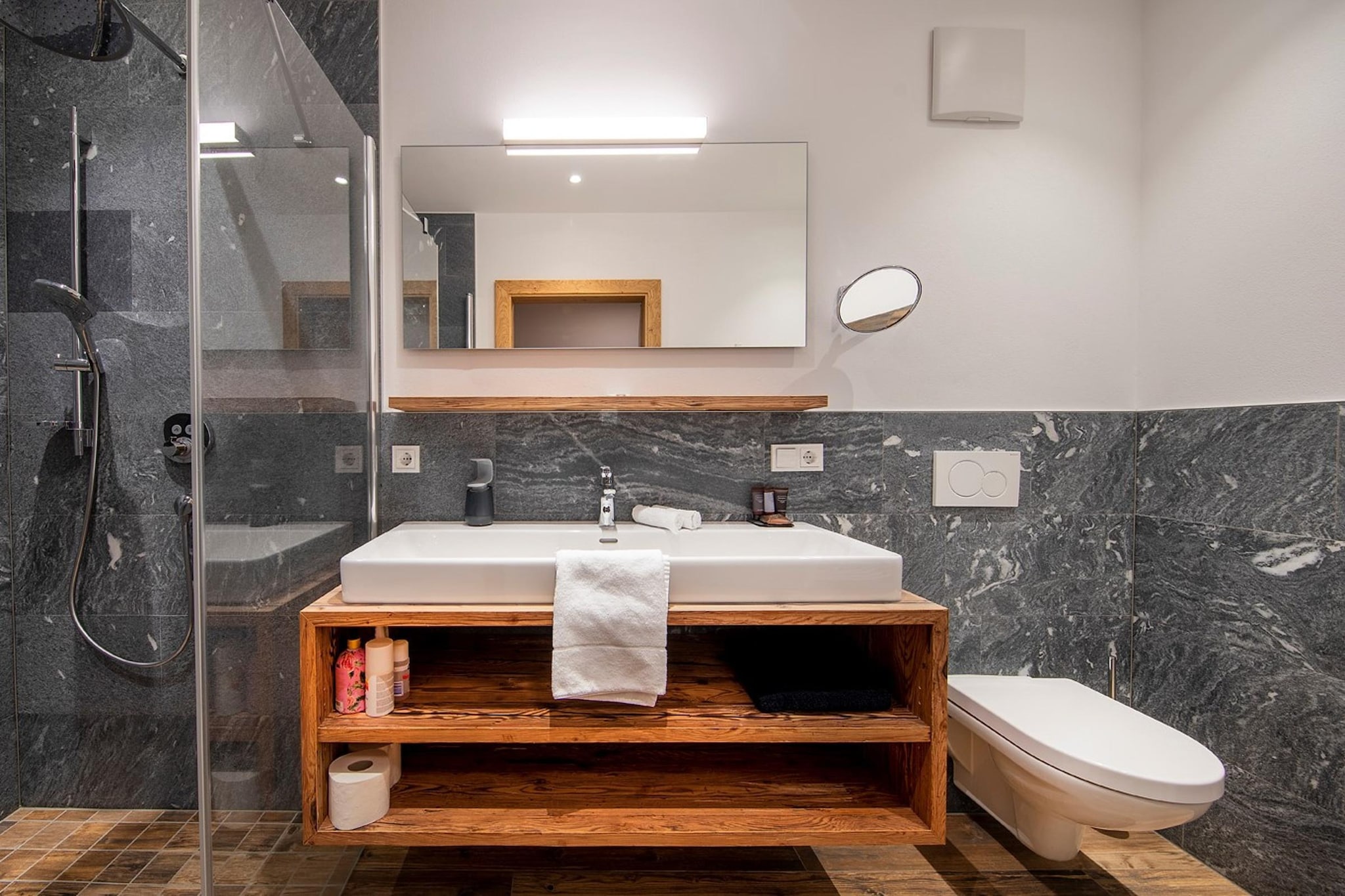 Nationalpark Chalet Gabelspitze-Badkamer