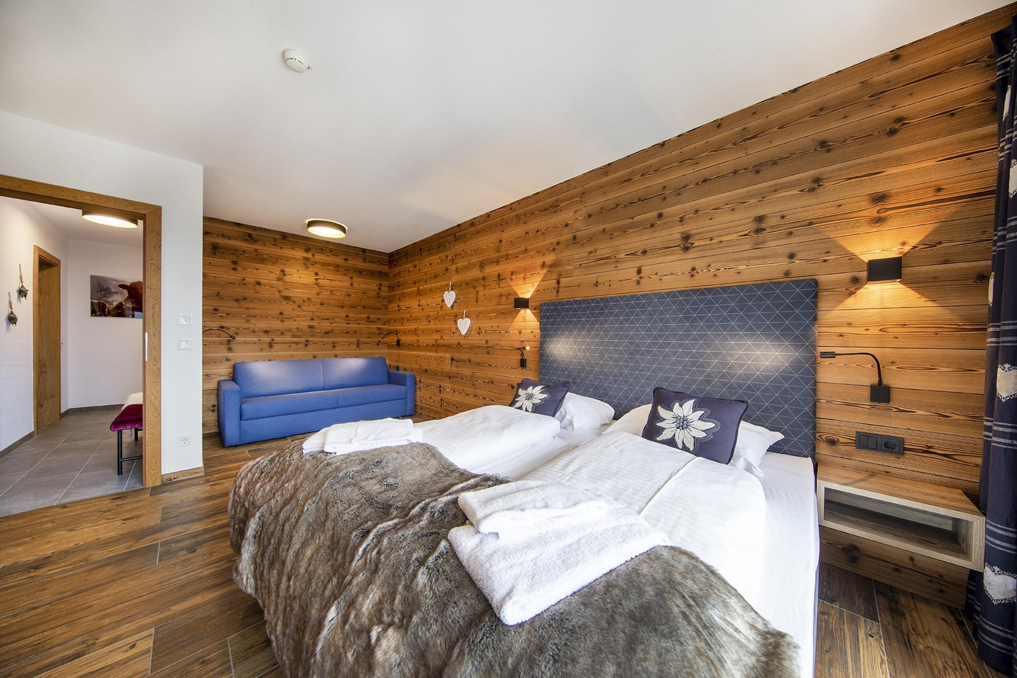 Nationalpark Chalet Gabelspitze-Slaapkamer