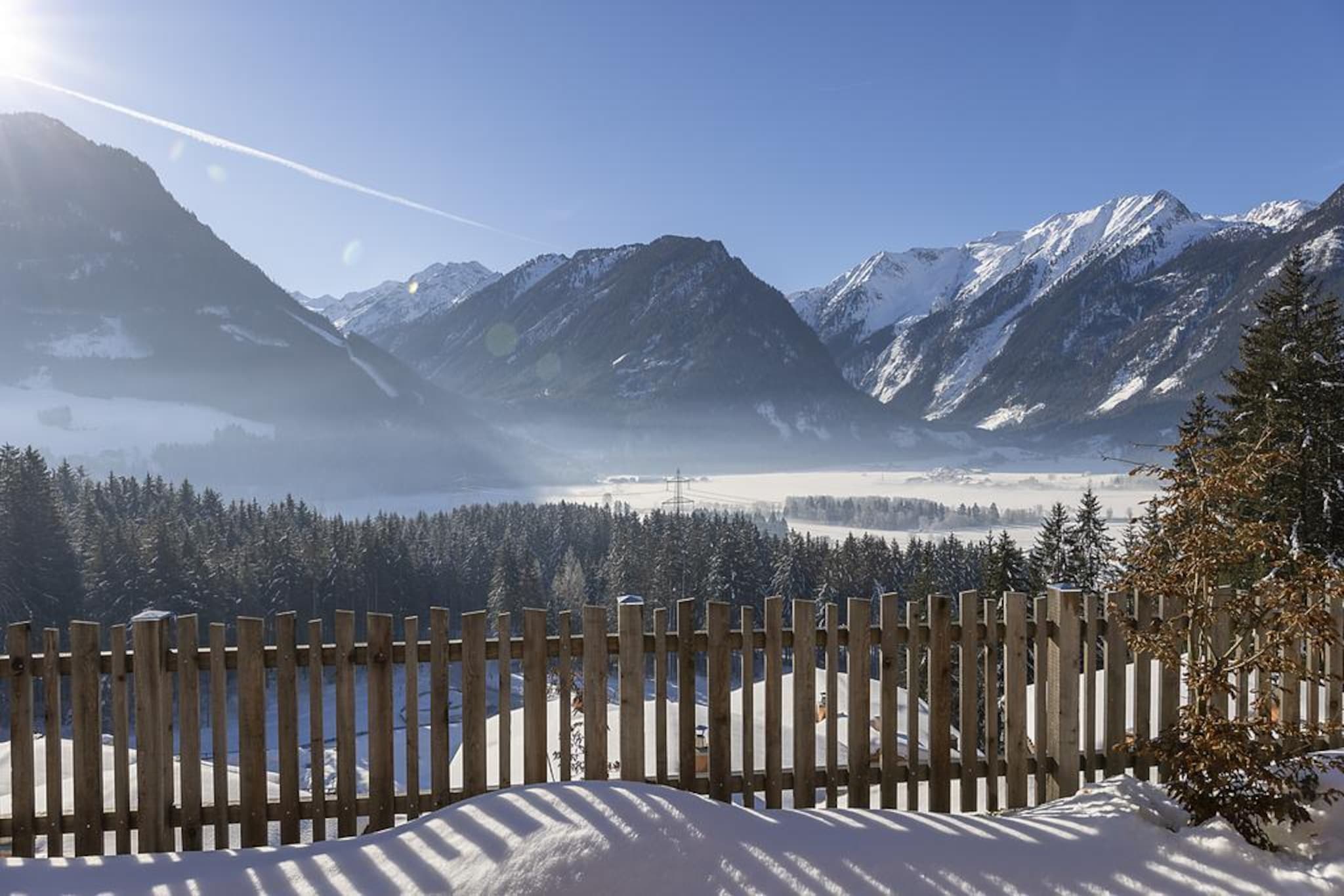 Nationalpark Chalet Gabelspitze-Vue d'hiver
