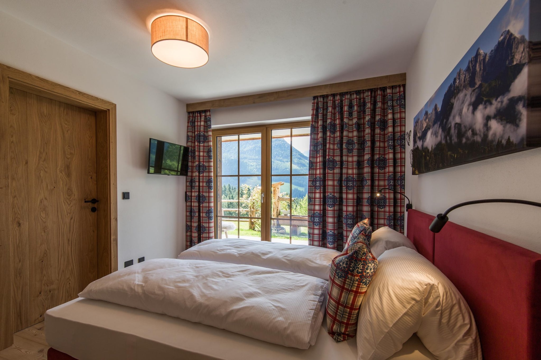 Nationalpark Chalet Weissspitze-Slaapkamer