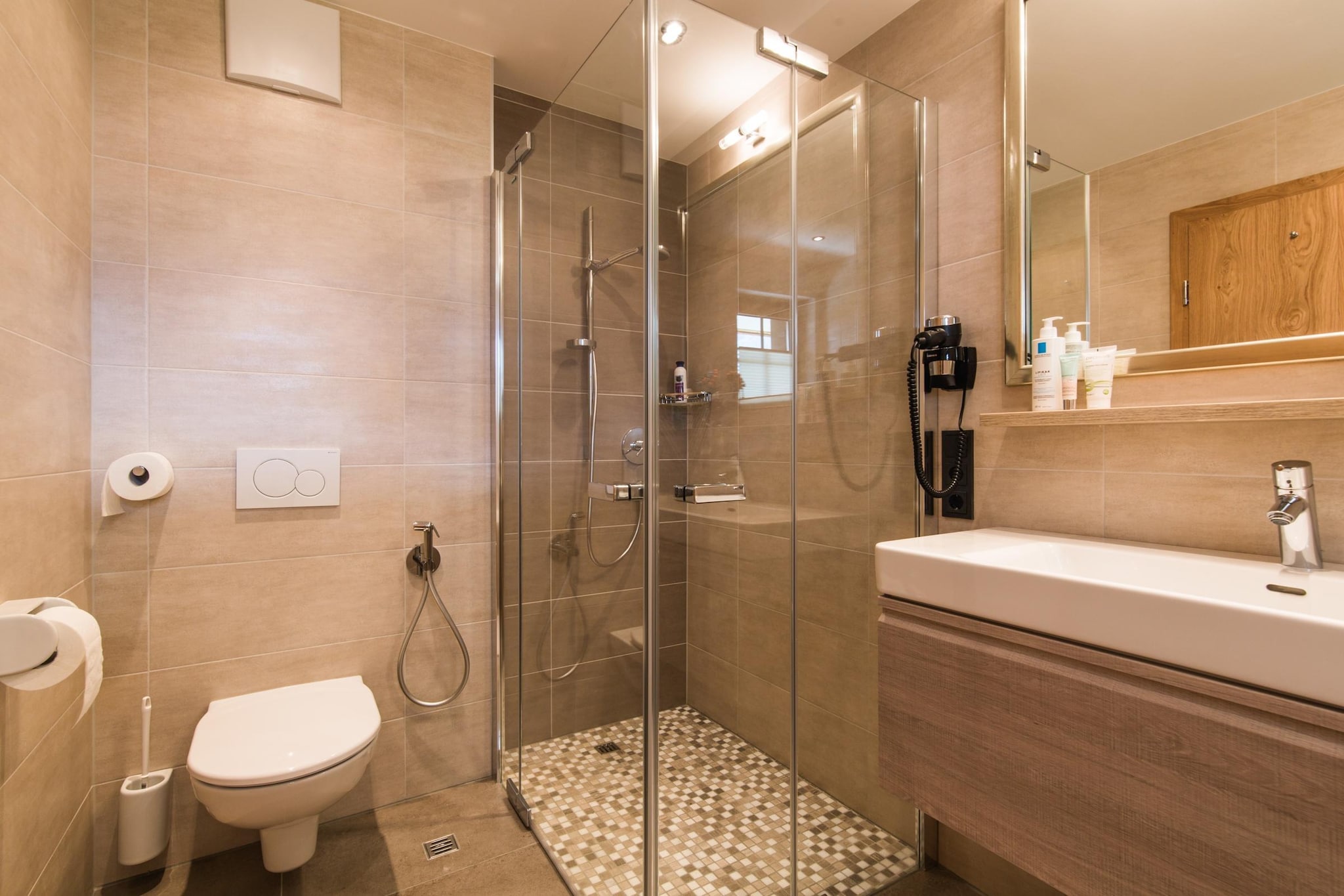 Nationalpark Chalet Weissspitze-Badkamer
