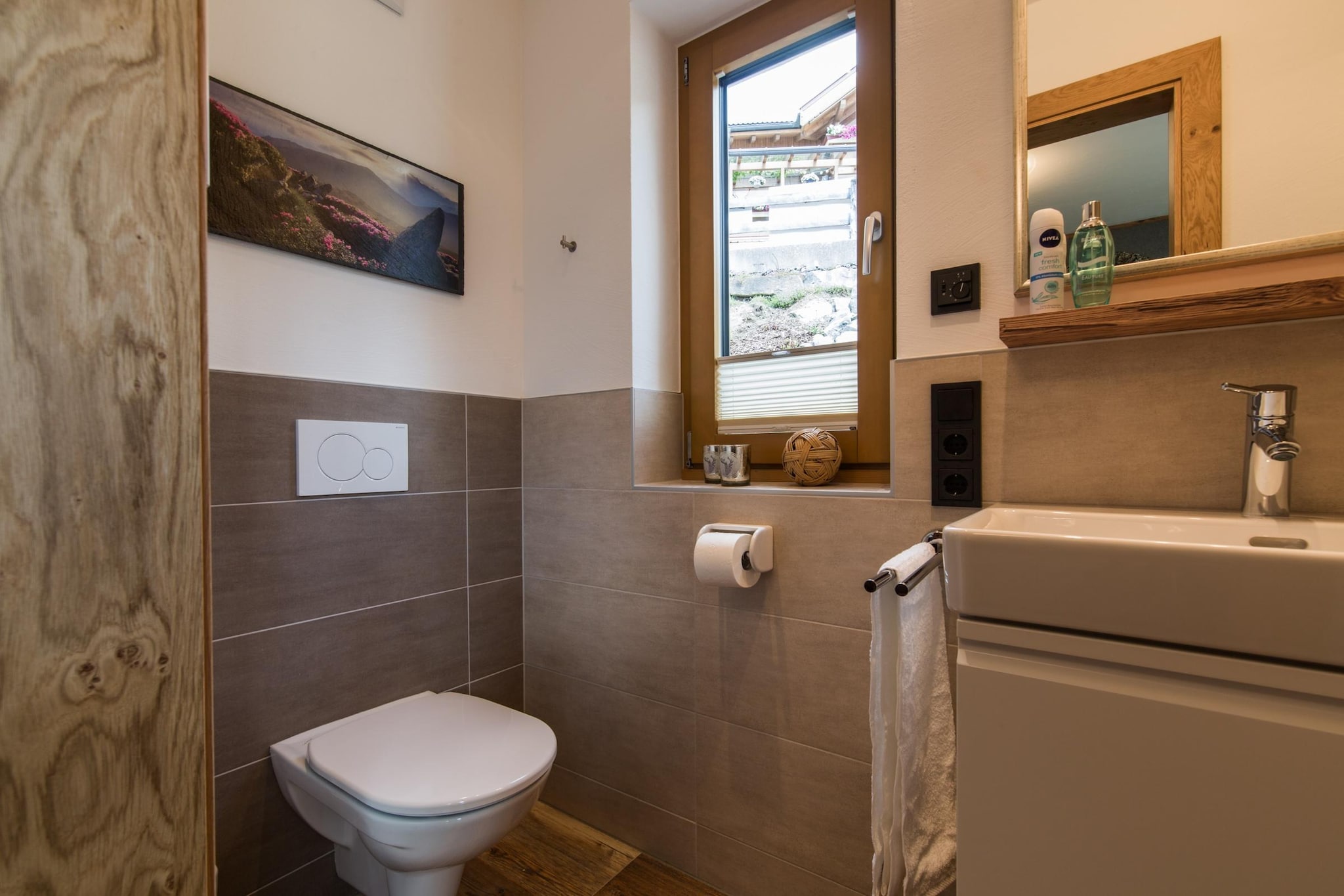 Nationalpark Chalet Weissspitze-Badkamer