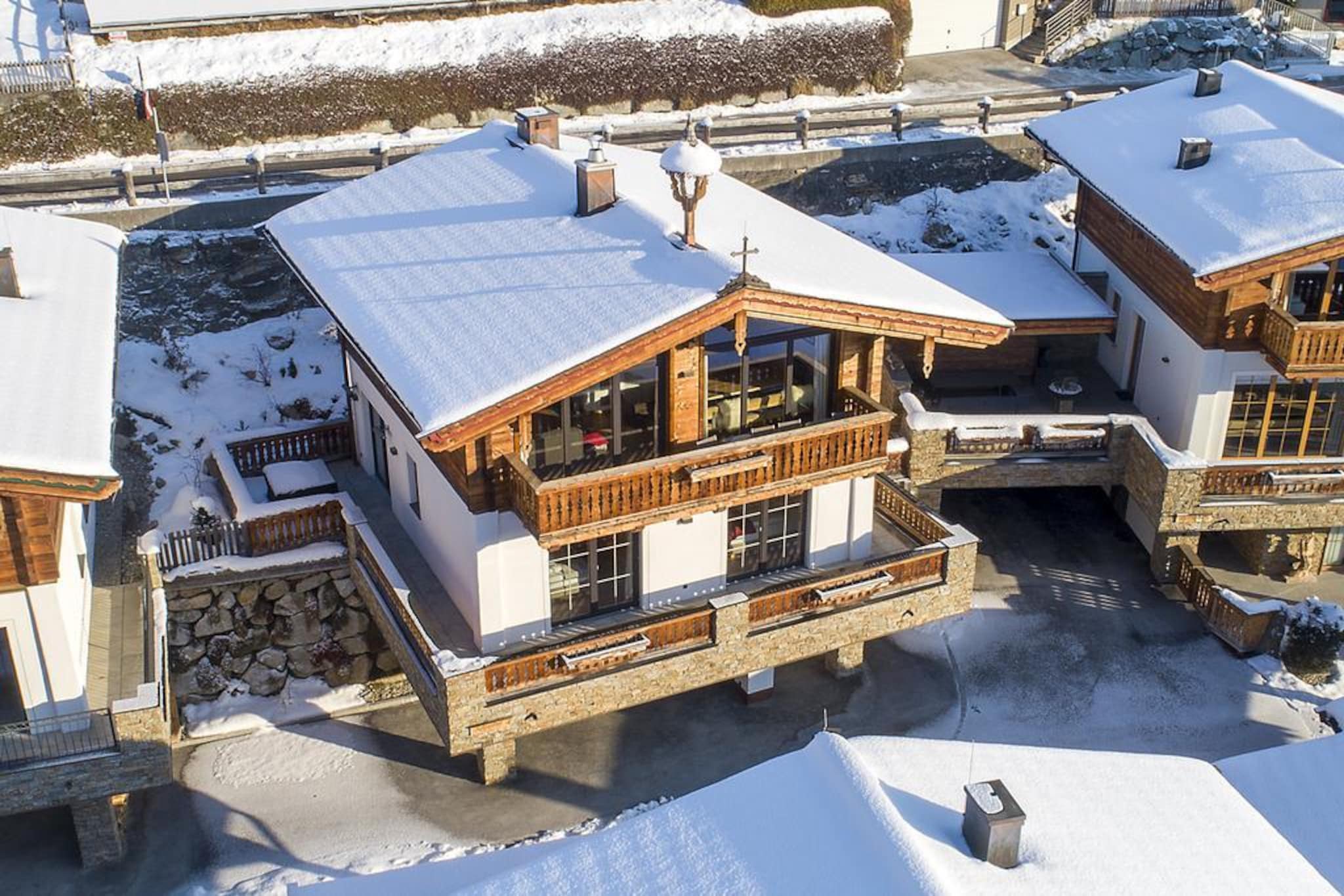 Nationalpark Chalet Weissspitze-Extérieur hiver