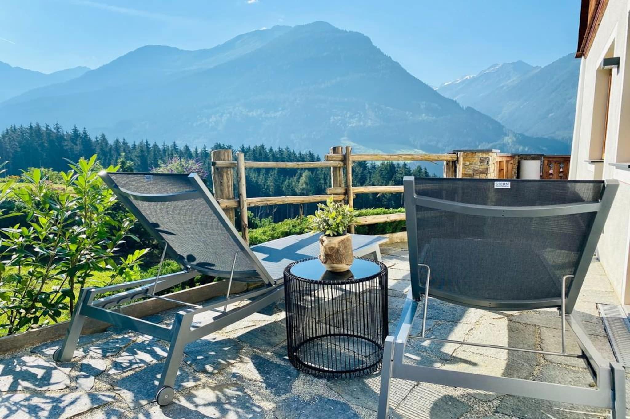 Nationalpark Chalet Weissspitze-Vue d'été