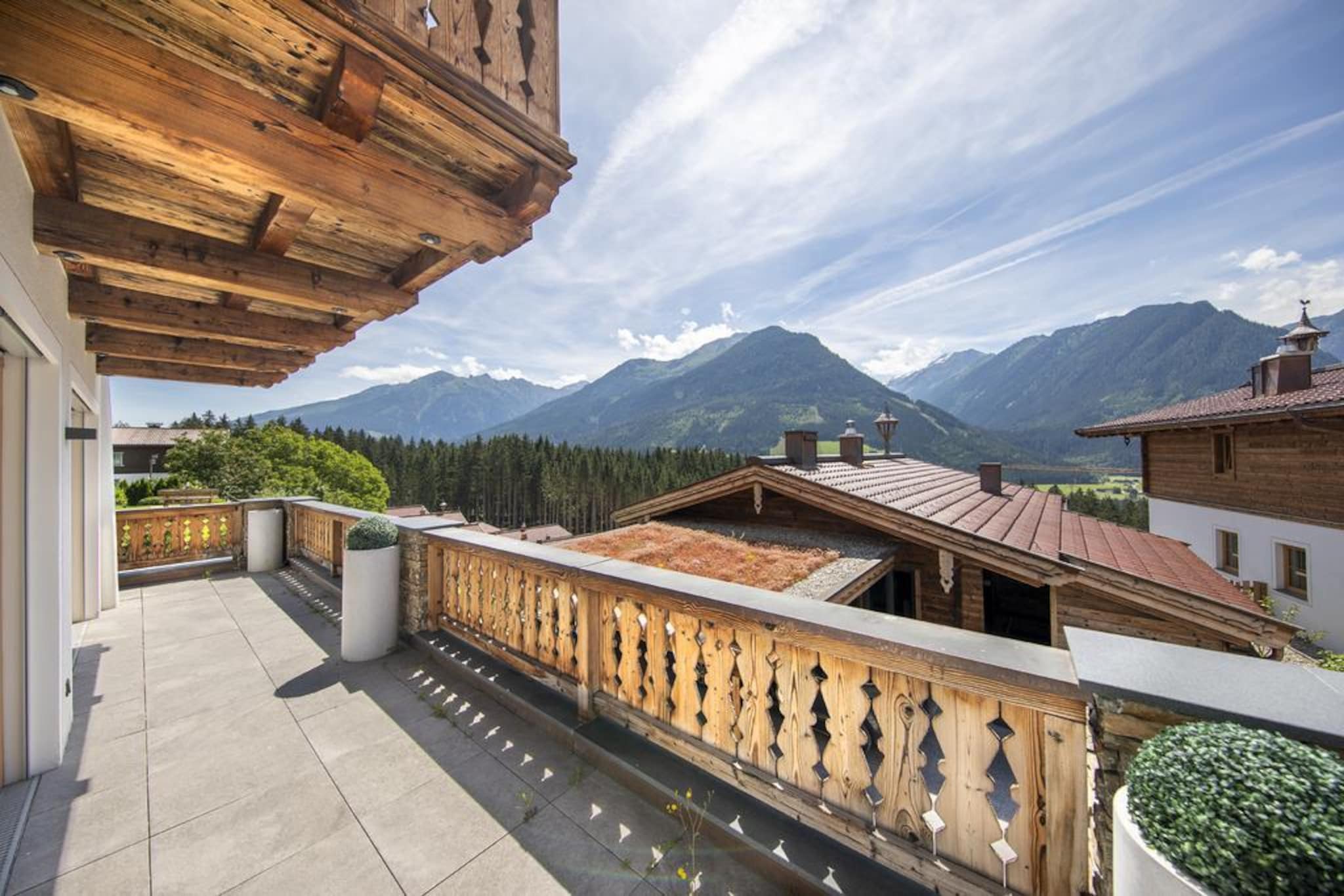 Nationalpark Chalet Weissspitze-Vue d'été
