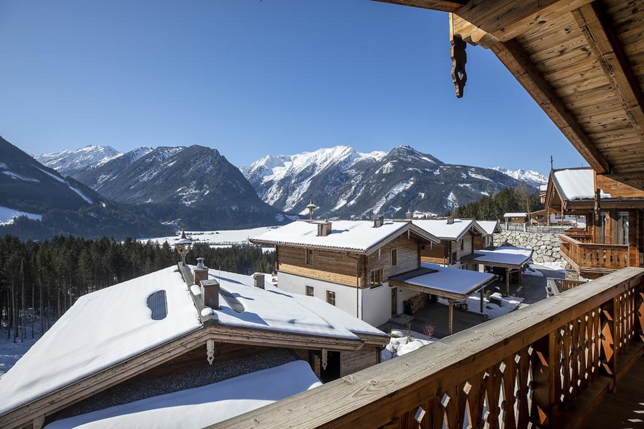 Nationalpark Chalet Weissspitze-Vue d'hiver