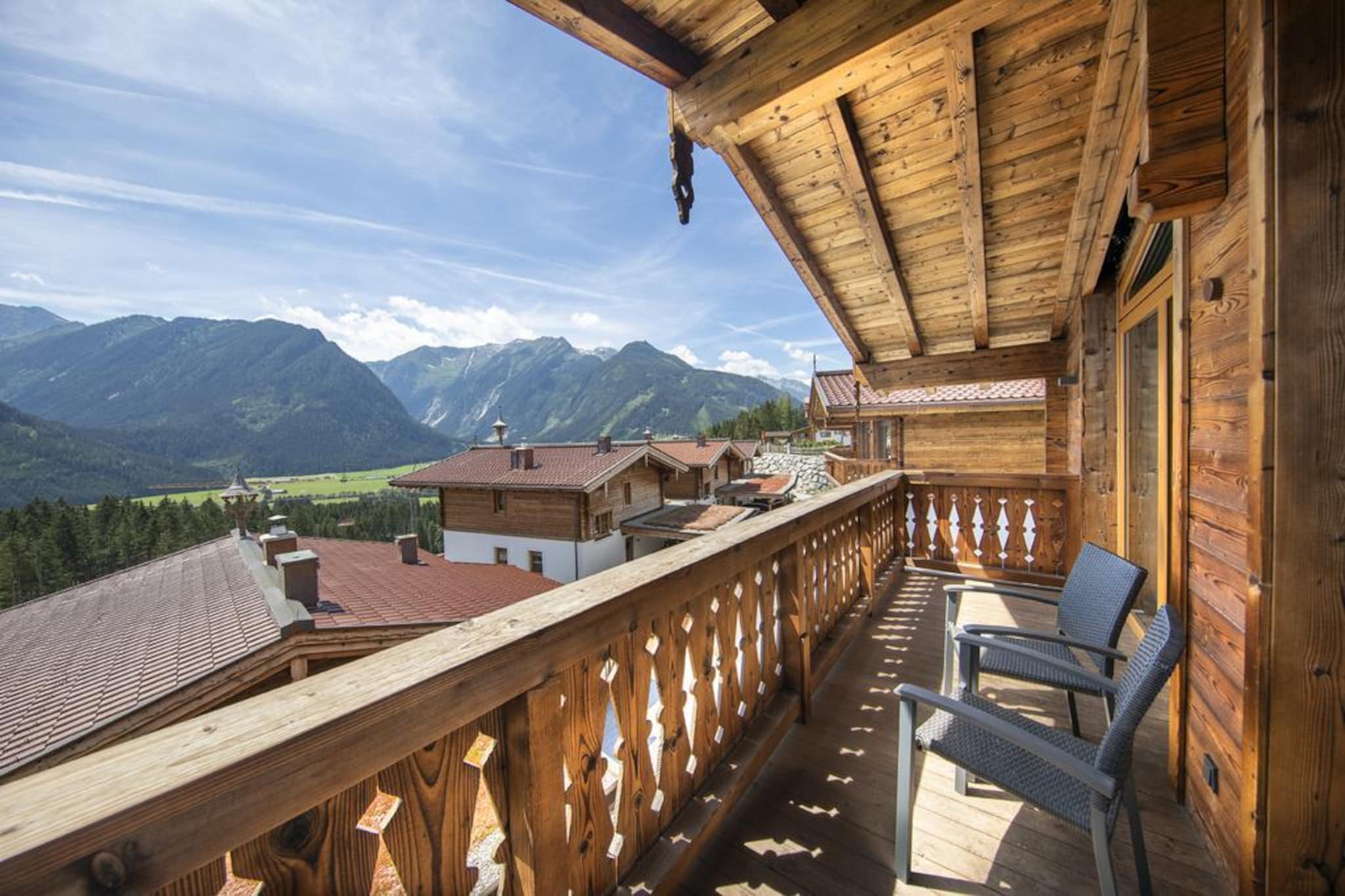 Nationalpark Chalet Weissspitze-Vue d'été
