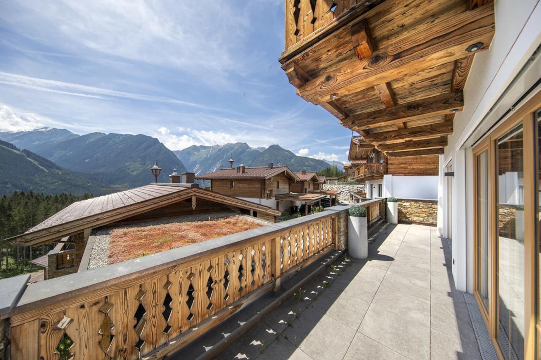 Nationalpark Chalet Weissspitze-Vue d'été