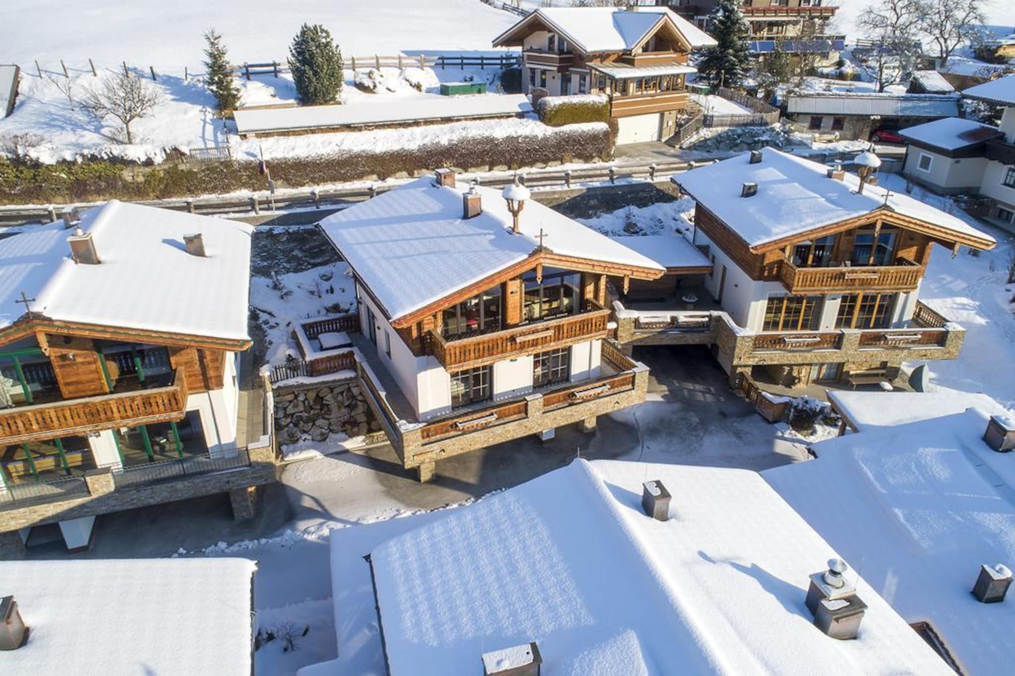 Nationalpark Chalet Weissspitze-Extérieur hiver