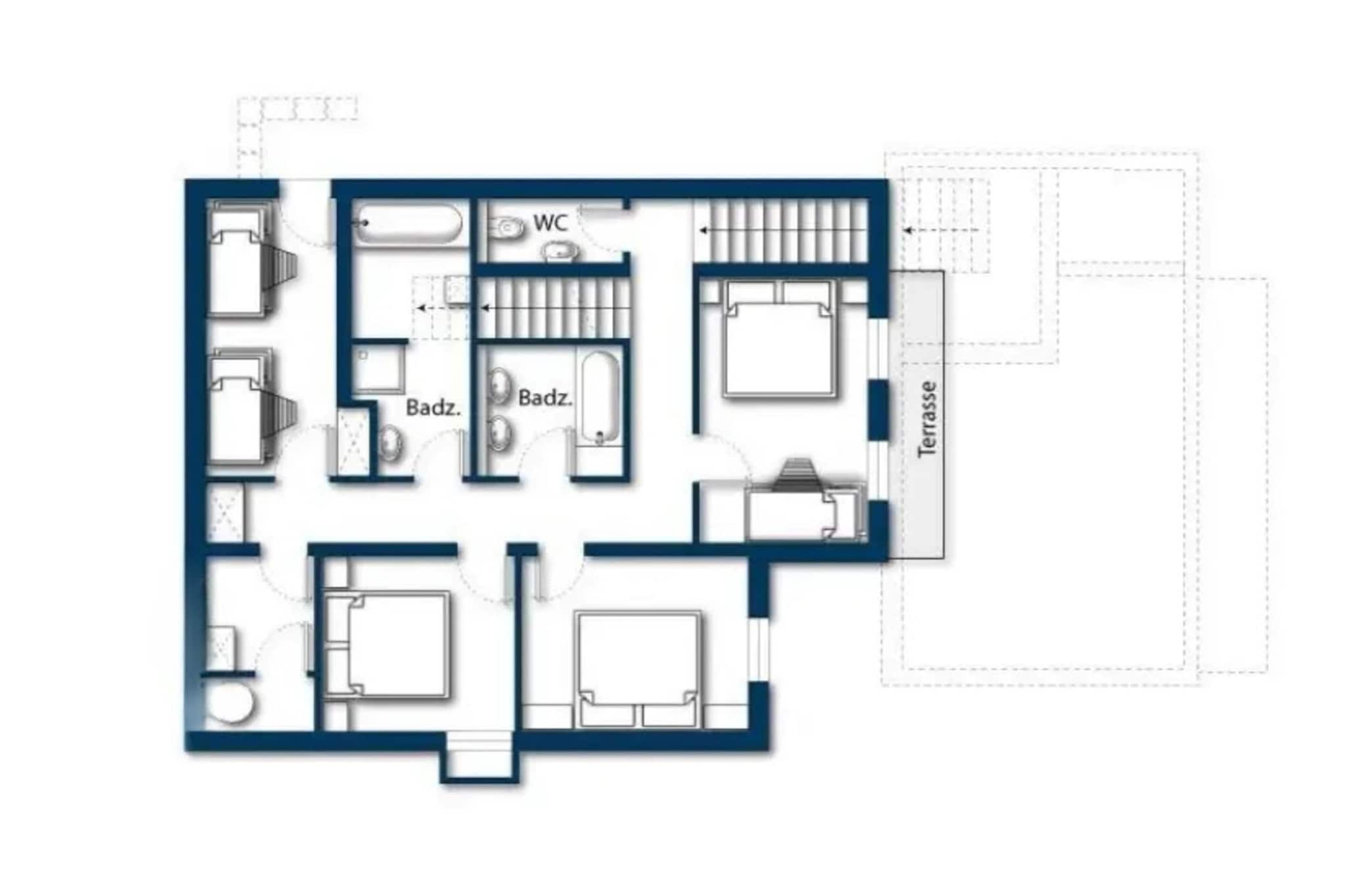 Schöneben  Chalet Edelhirsch - Floor plan