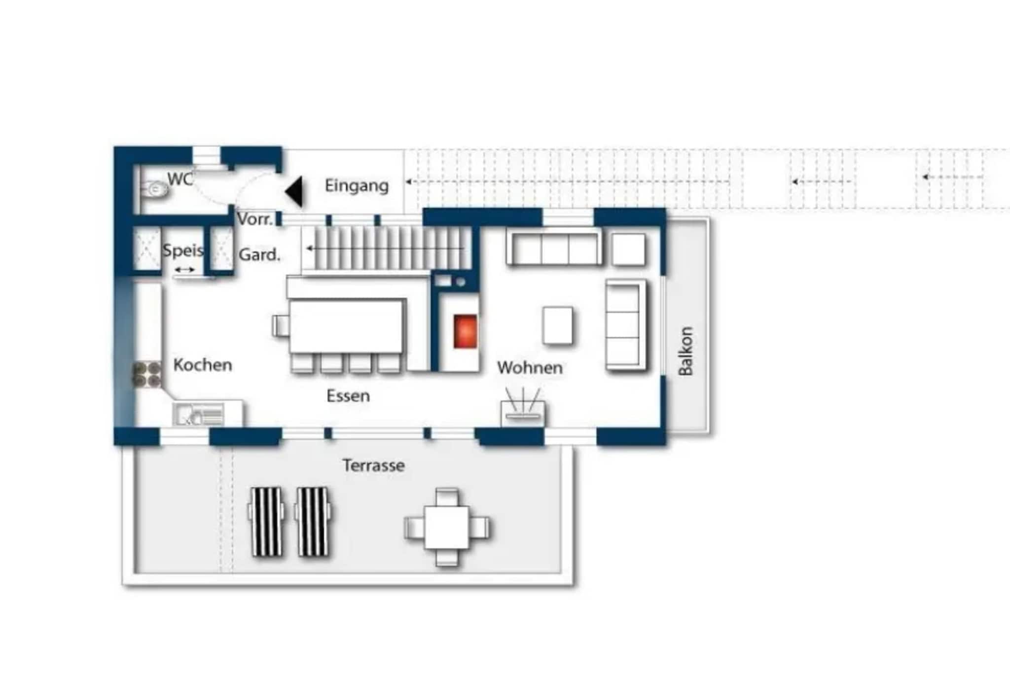Schöneben  Chalet Edelhirsch - Floor plan