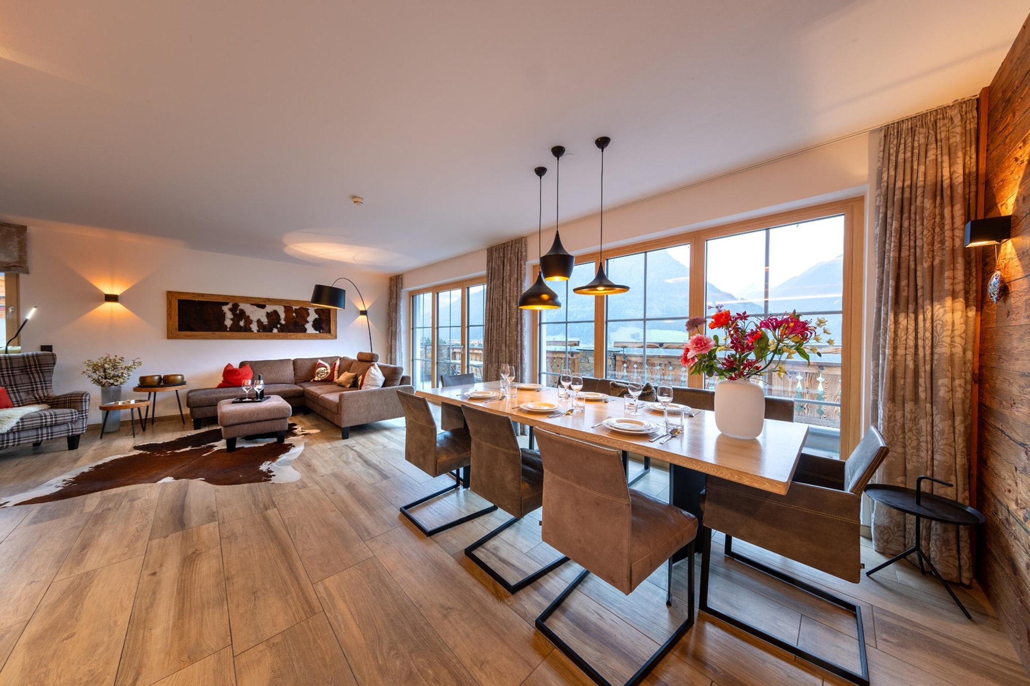 Nationalpark Chalet Schlieferspitze-Eetkamer