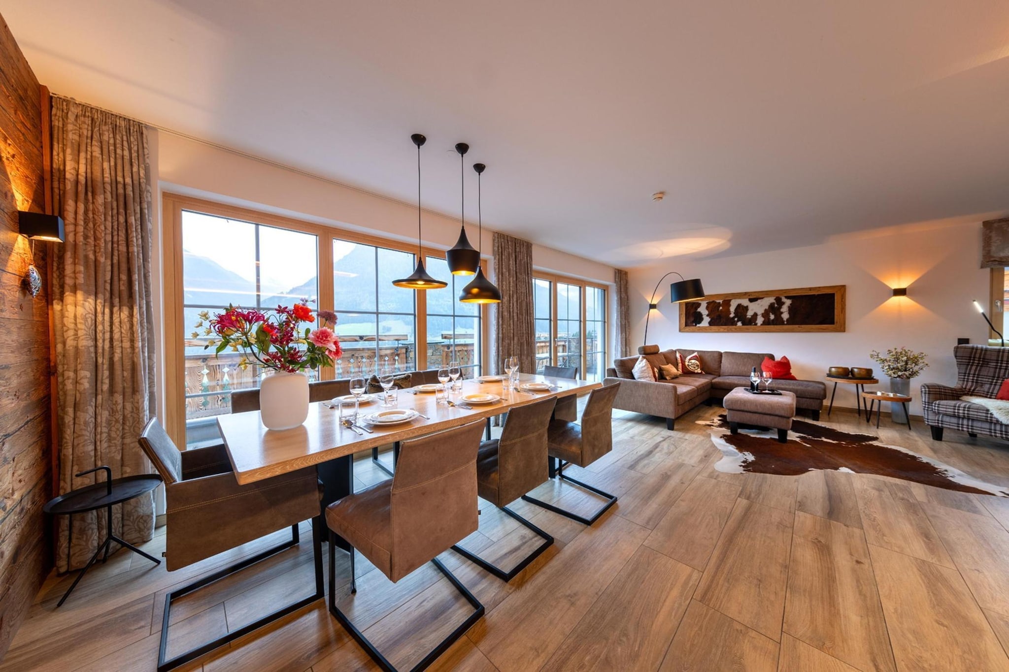 Nationalpark Chalet Schlieferspitze-Eetkamer