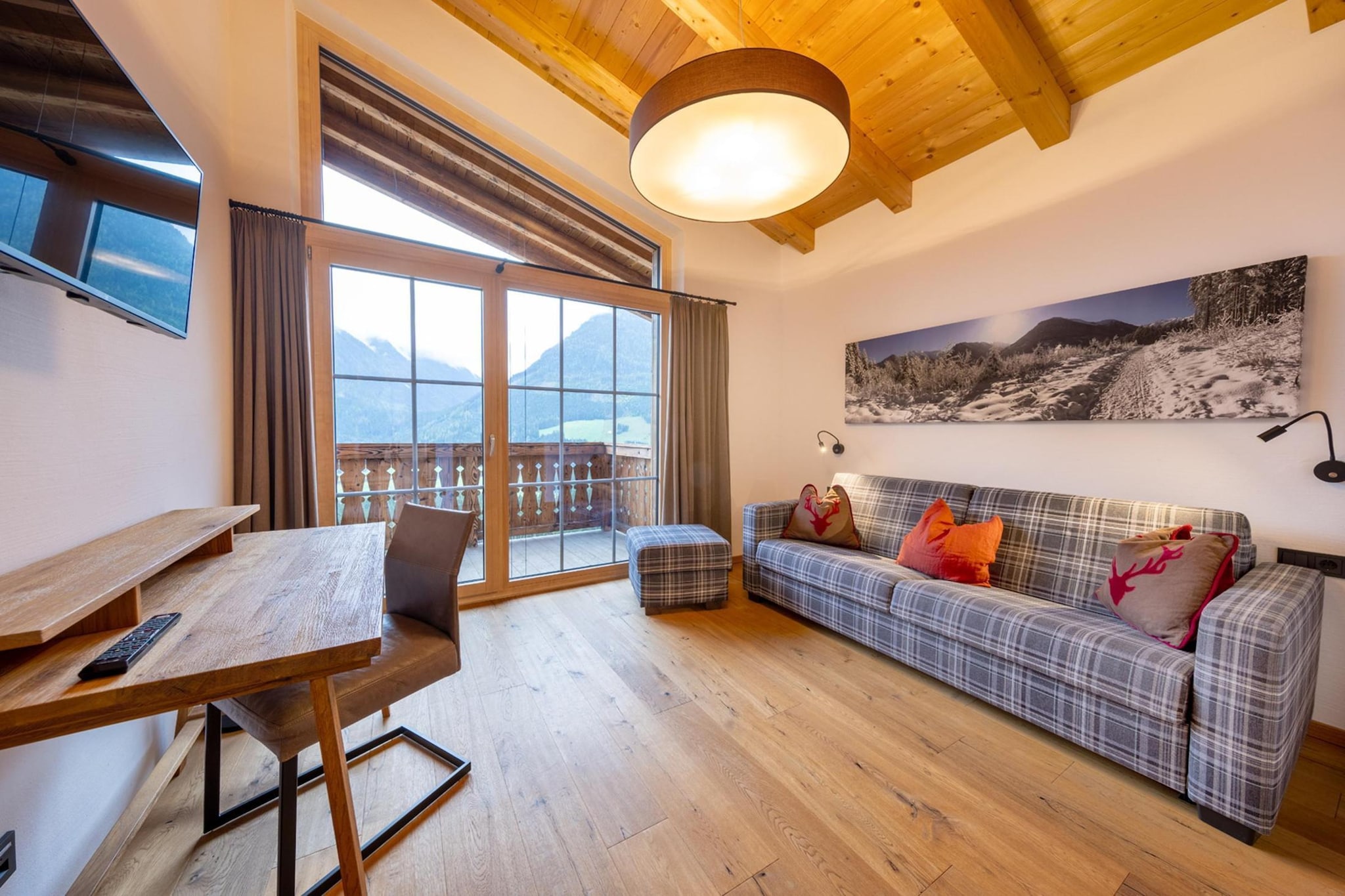 Nationalpark Chalet Schlieferspitze-Woonkamer