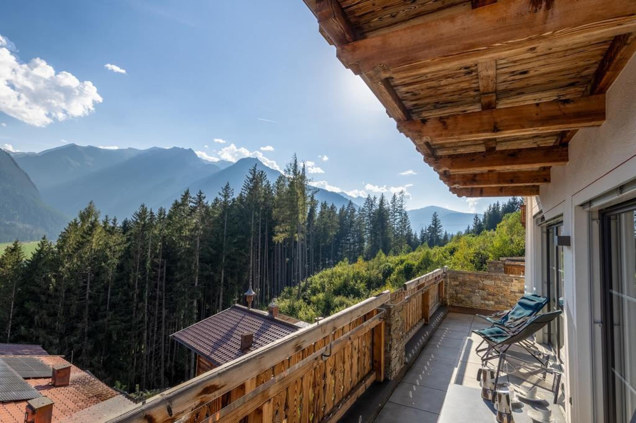 Nationalpark Chalet Schlieferspitze-Balcon-terrasse