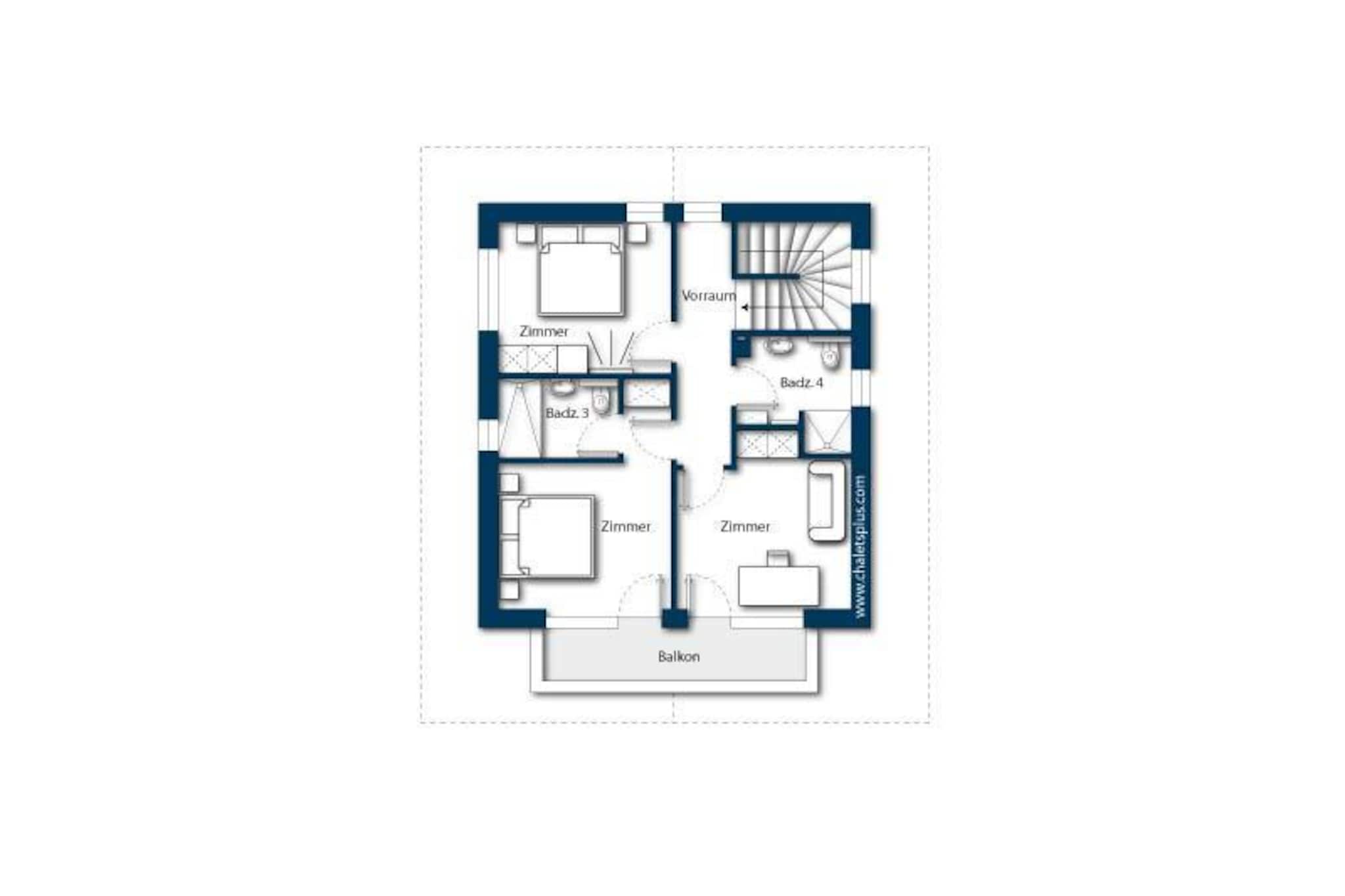 Nationalpark Chalet Schlieferspitze-Plan d'étage