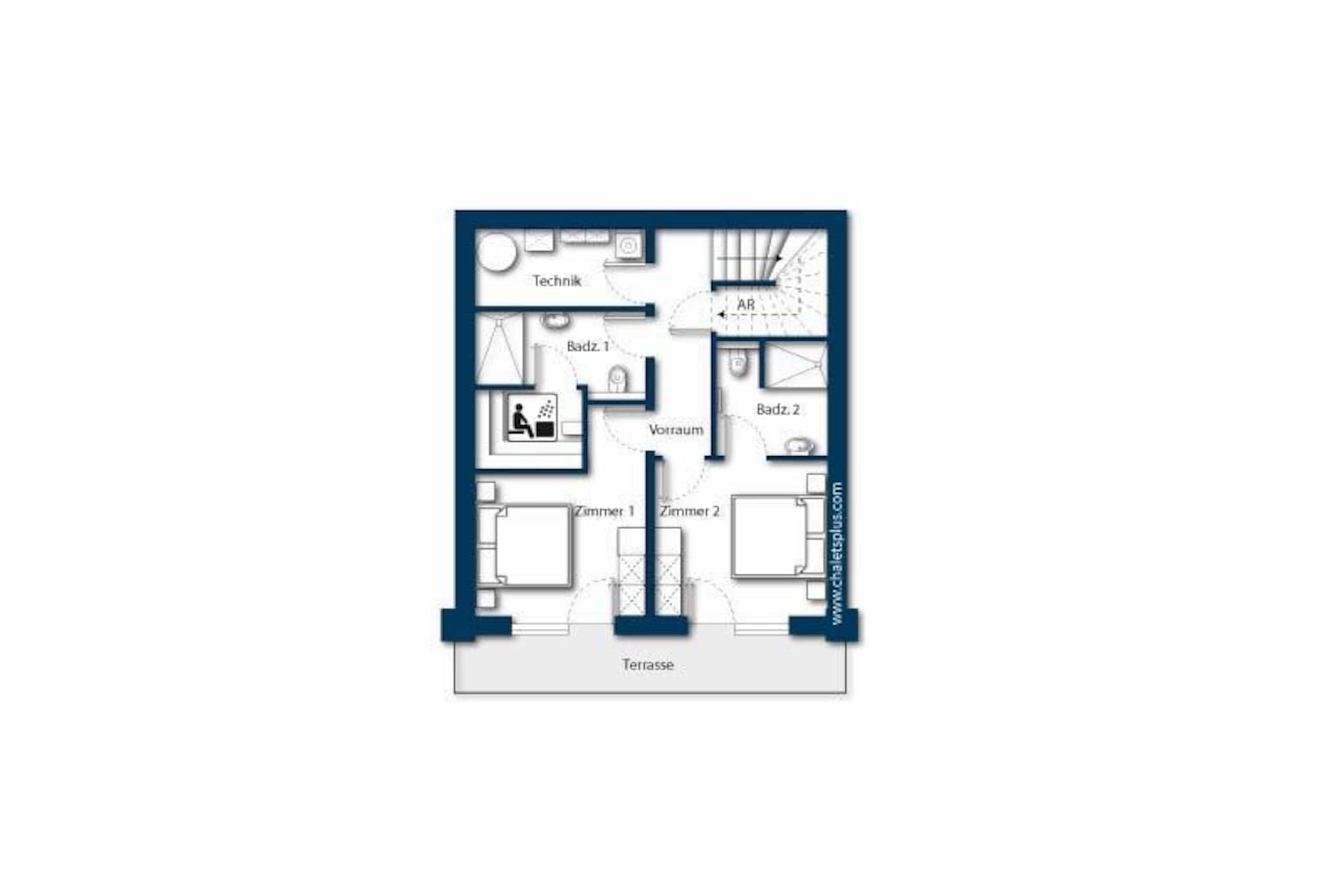 Nationalpark Chalet Schlieferspitze-Plan d'étage