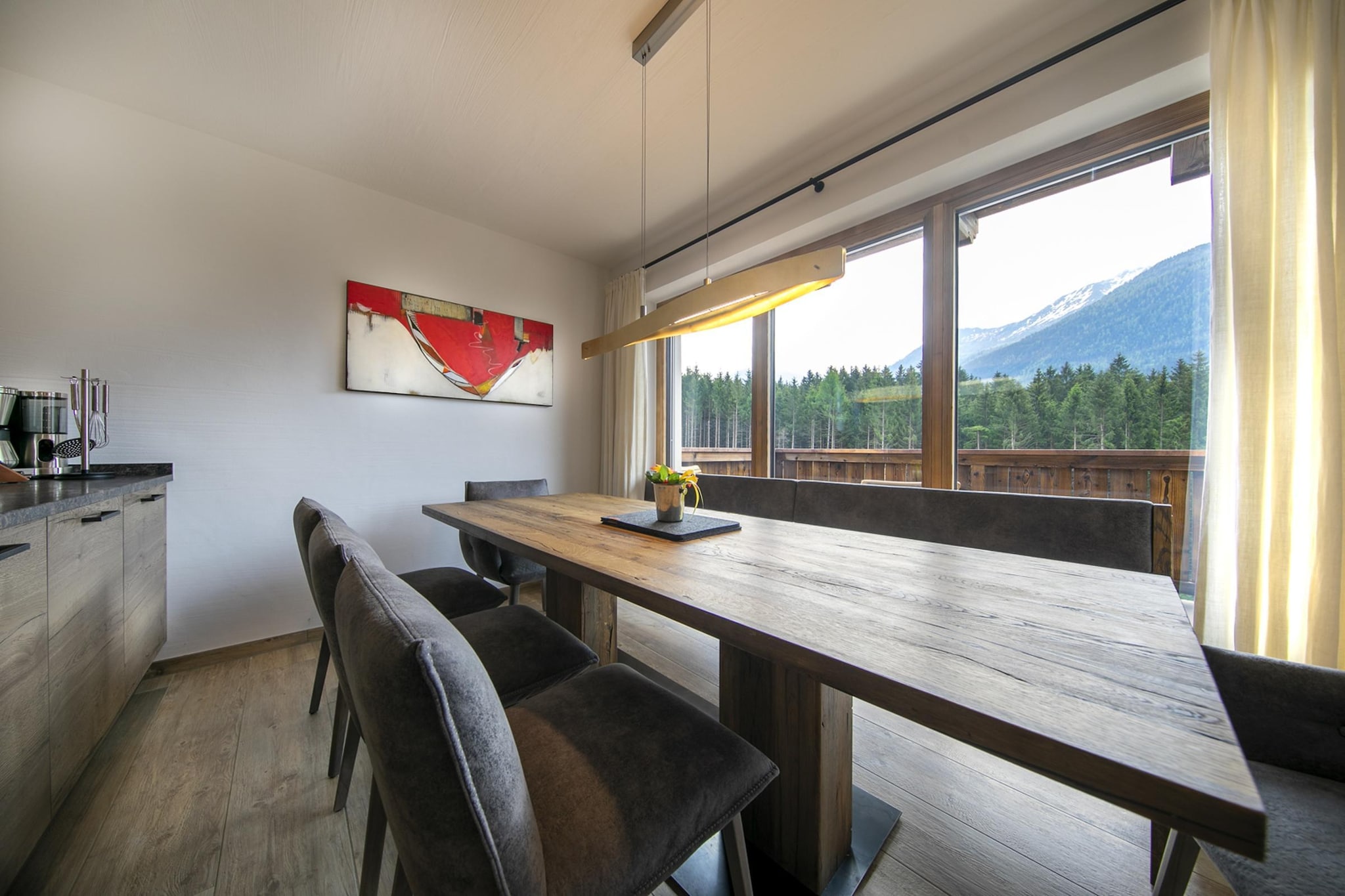 Nationalpark Chalet Grosser Happ-Eetkamer