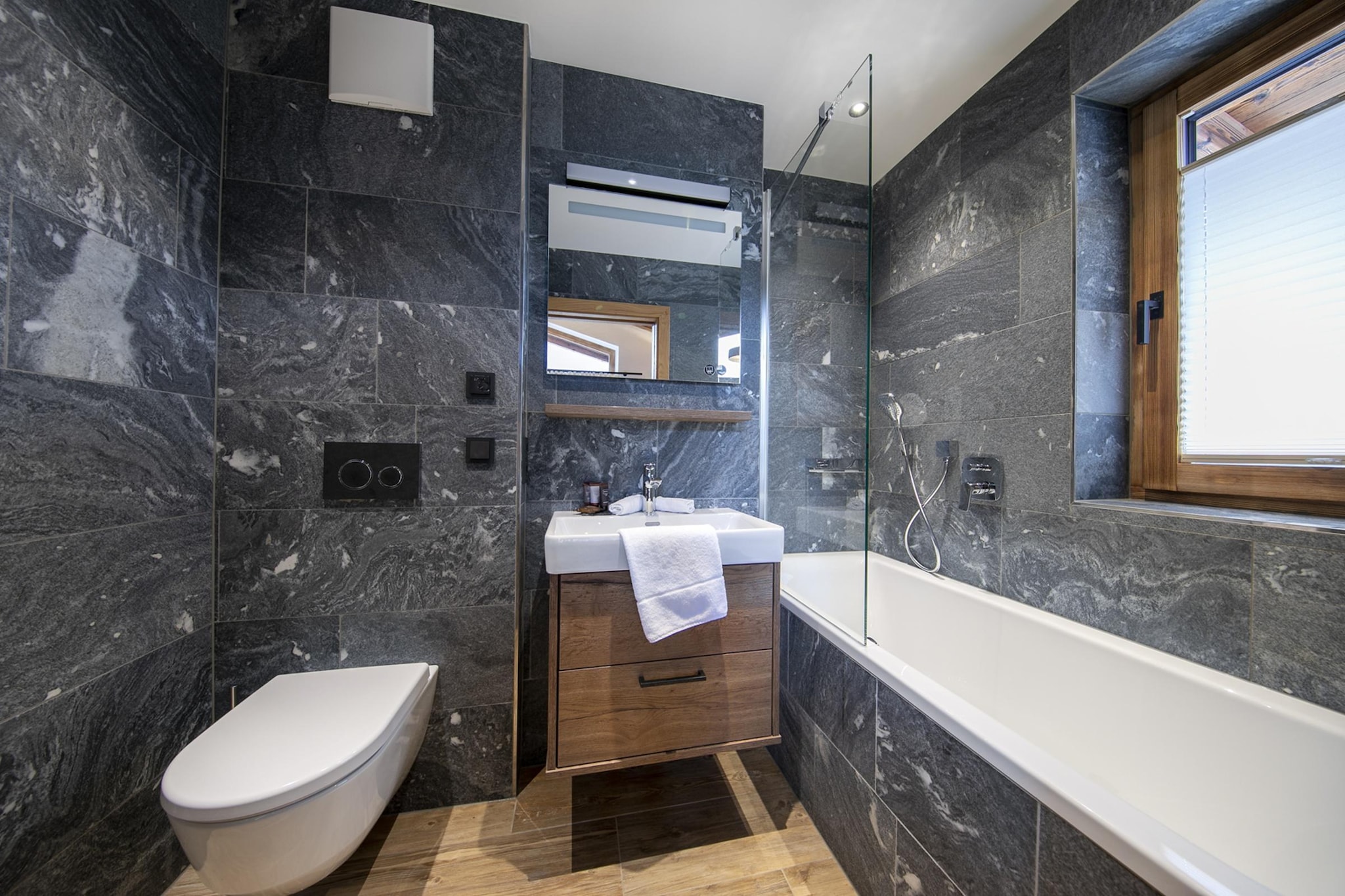 Nationalpark Chalet Grosser Happ-Badkamer