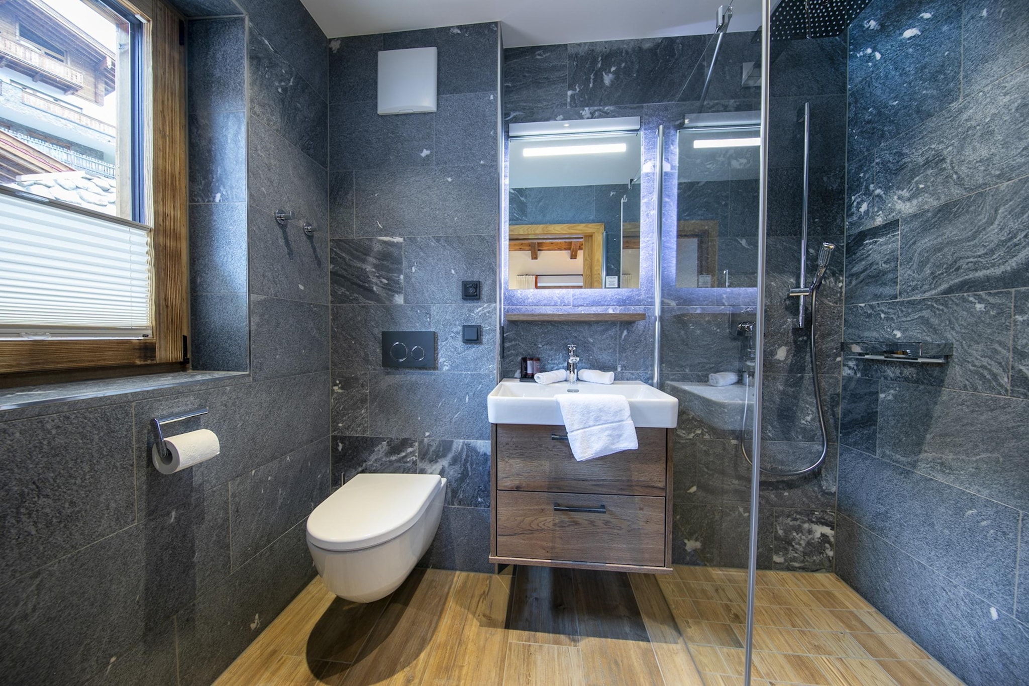Nationalpark Chalet Grosser Happ-Badkamer