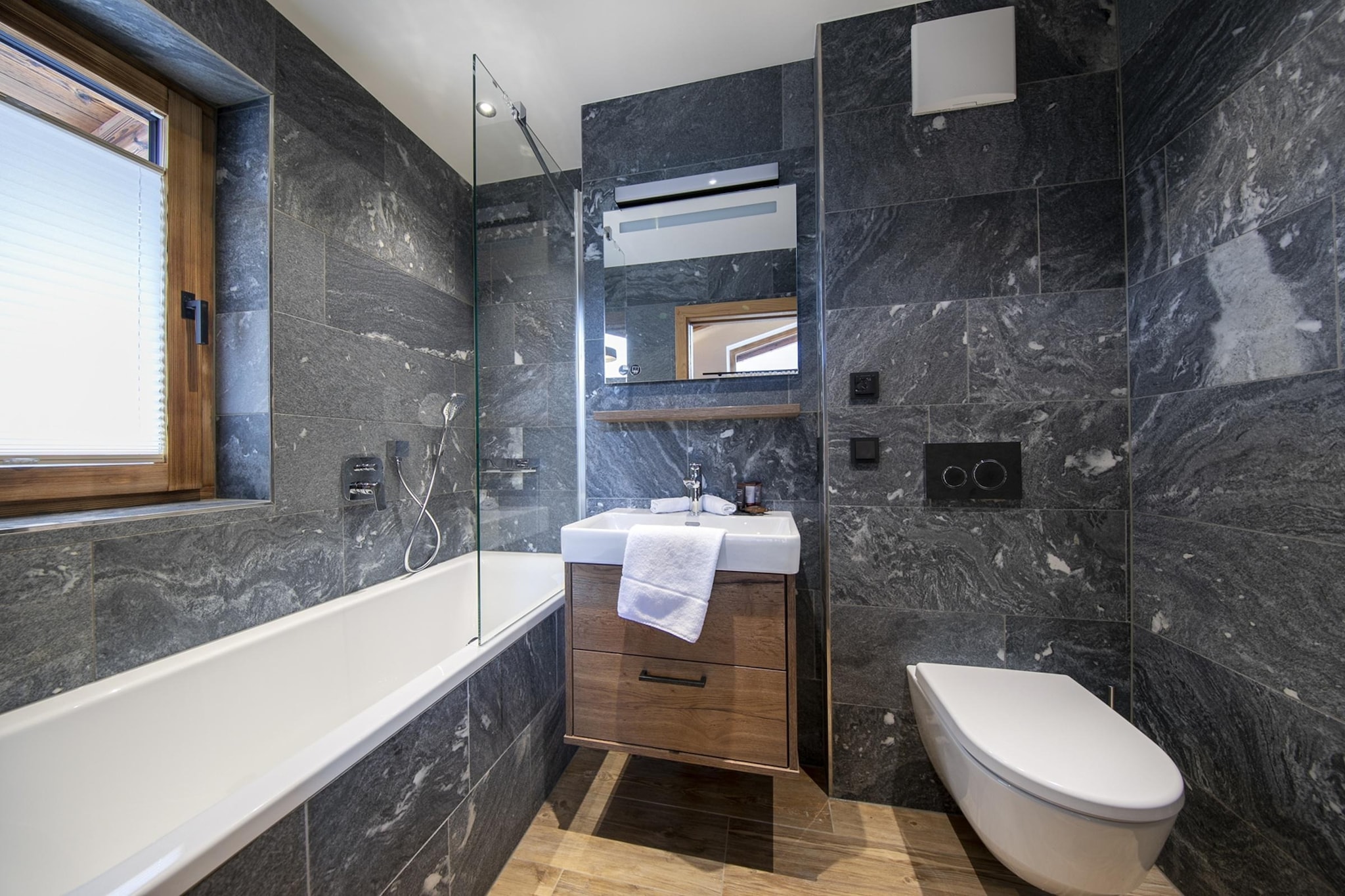 Nationalpark Chalet Grosser Happ-Badkamer