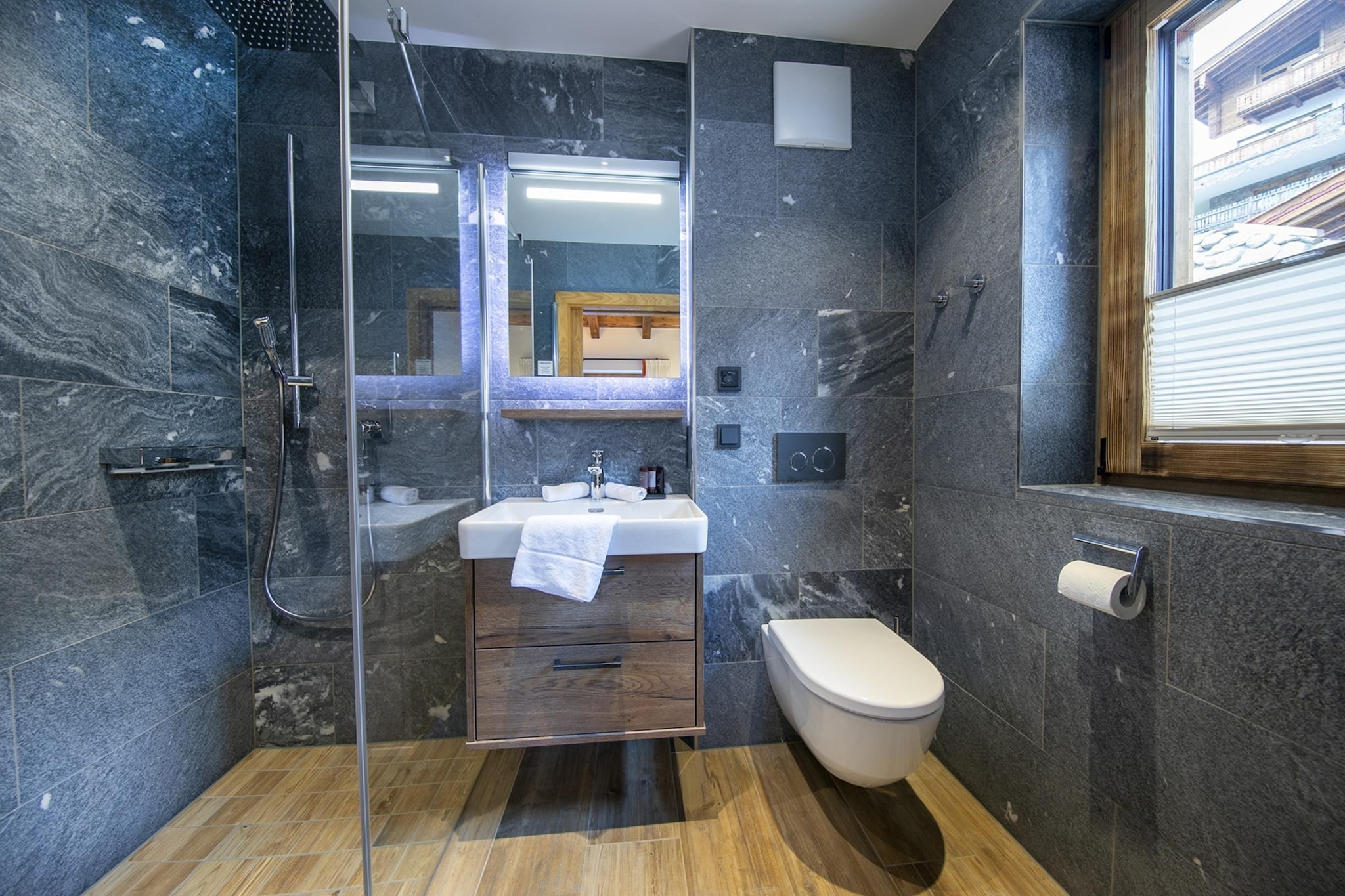 Nationalpark Chalet Grosser Happ-Badkamer