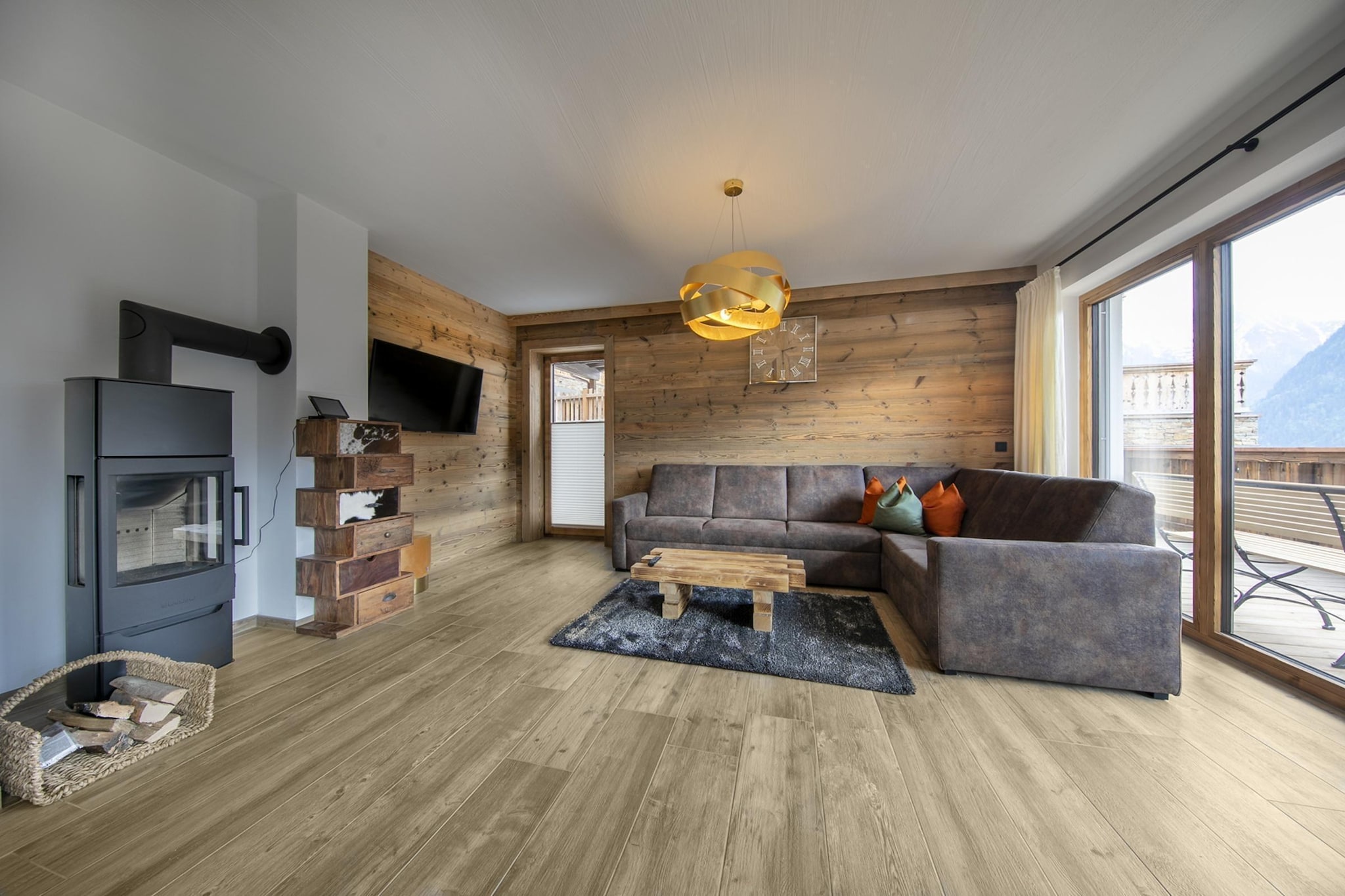 Nationalpark Chalet Grosser Happ-Woonkamer