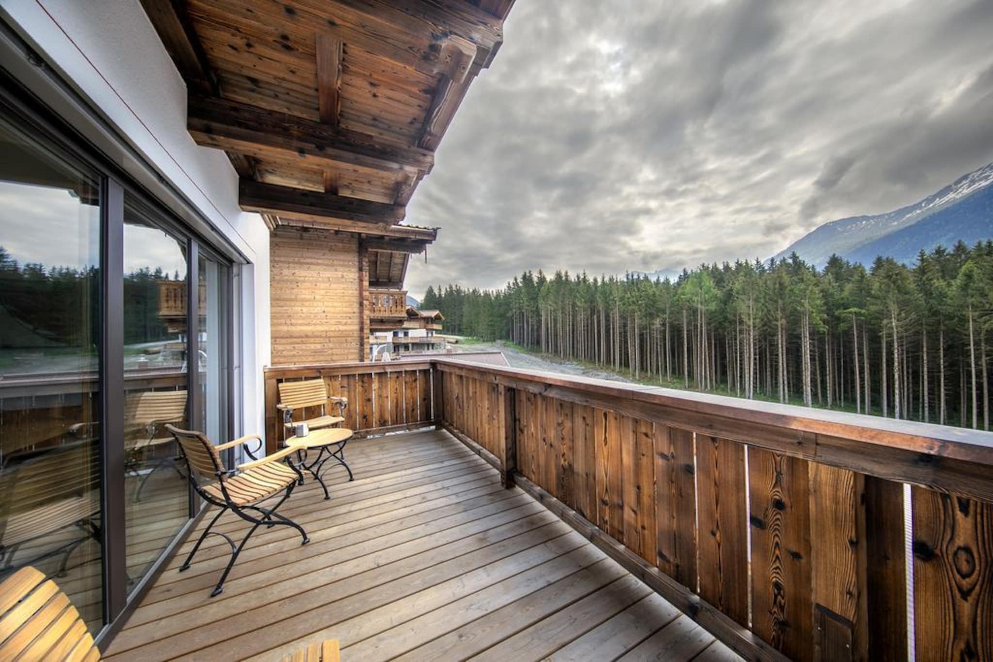 Nationalpark Chalet Grosser Happ-Balcon-terrasse