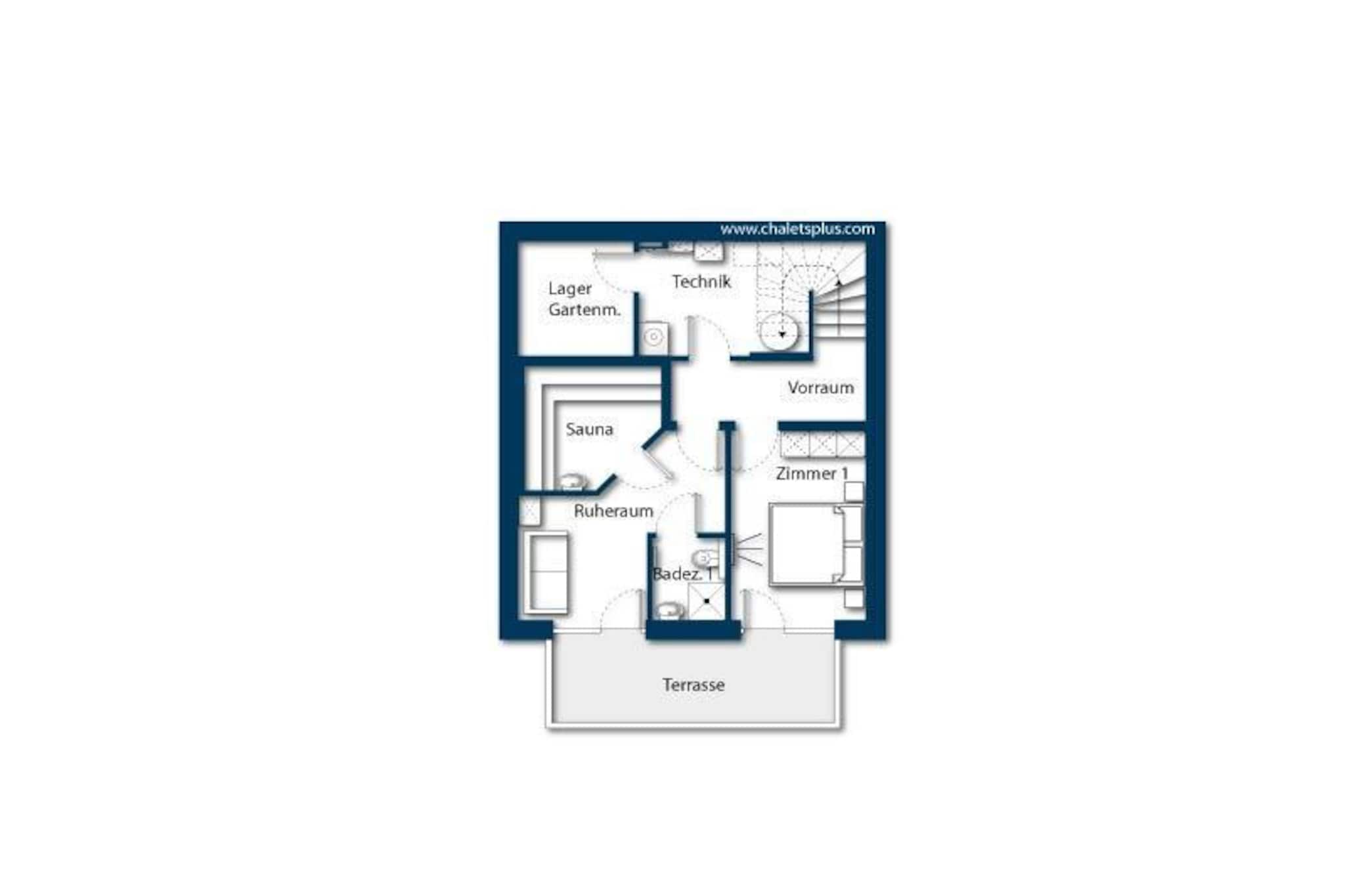Nationalpark Chalet Grosser Happ-Plan d'étage