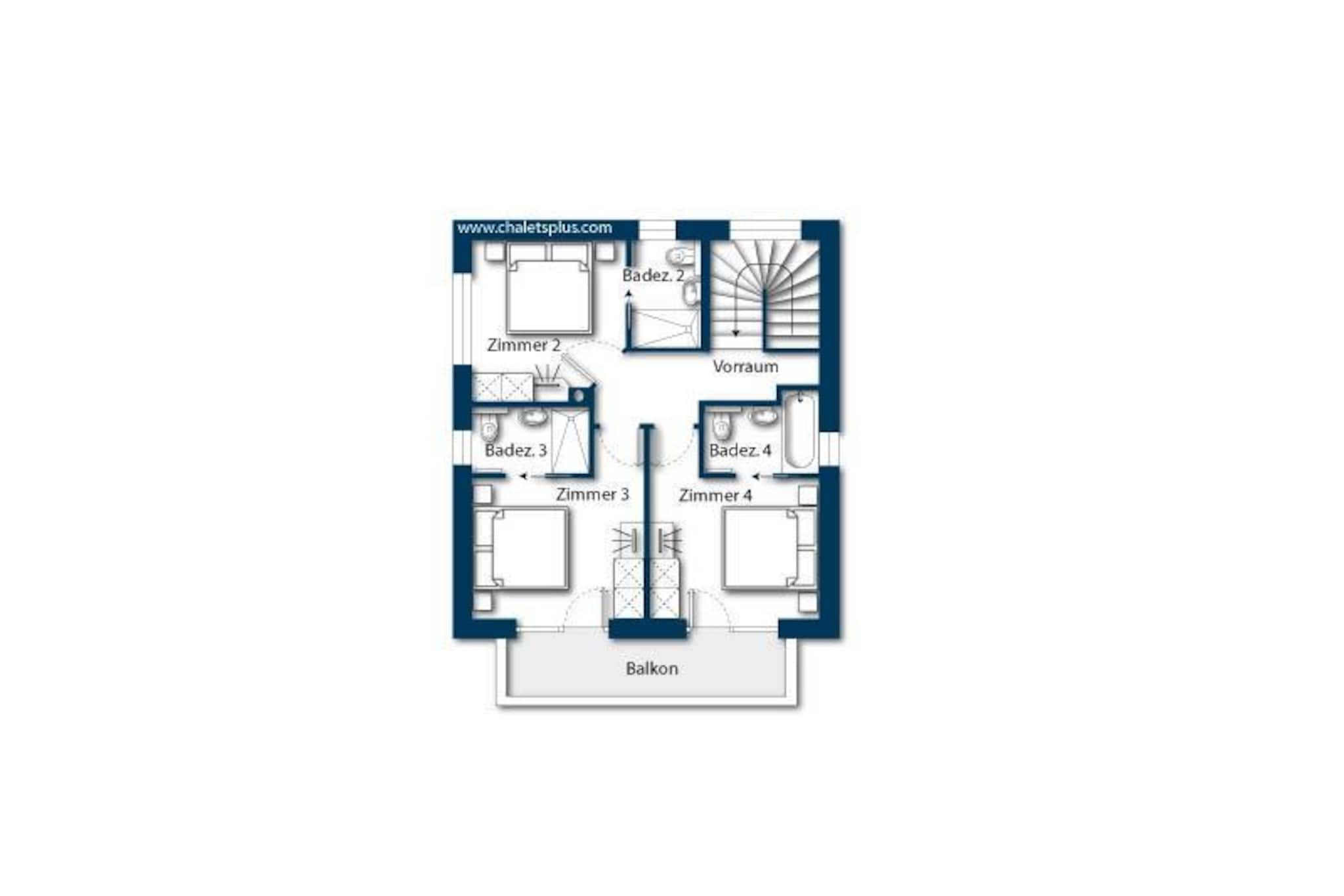 Nationalpark Chalet Grosser Happ-Plan d'étage