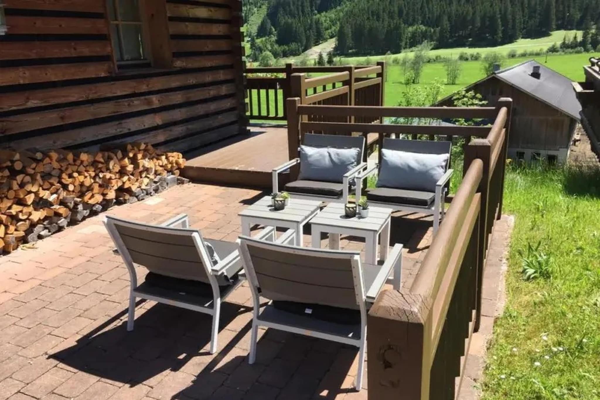 Schöneben  Chalet Bergkristall - Terrace balcony