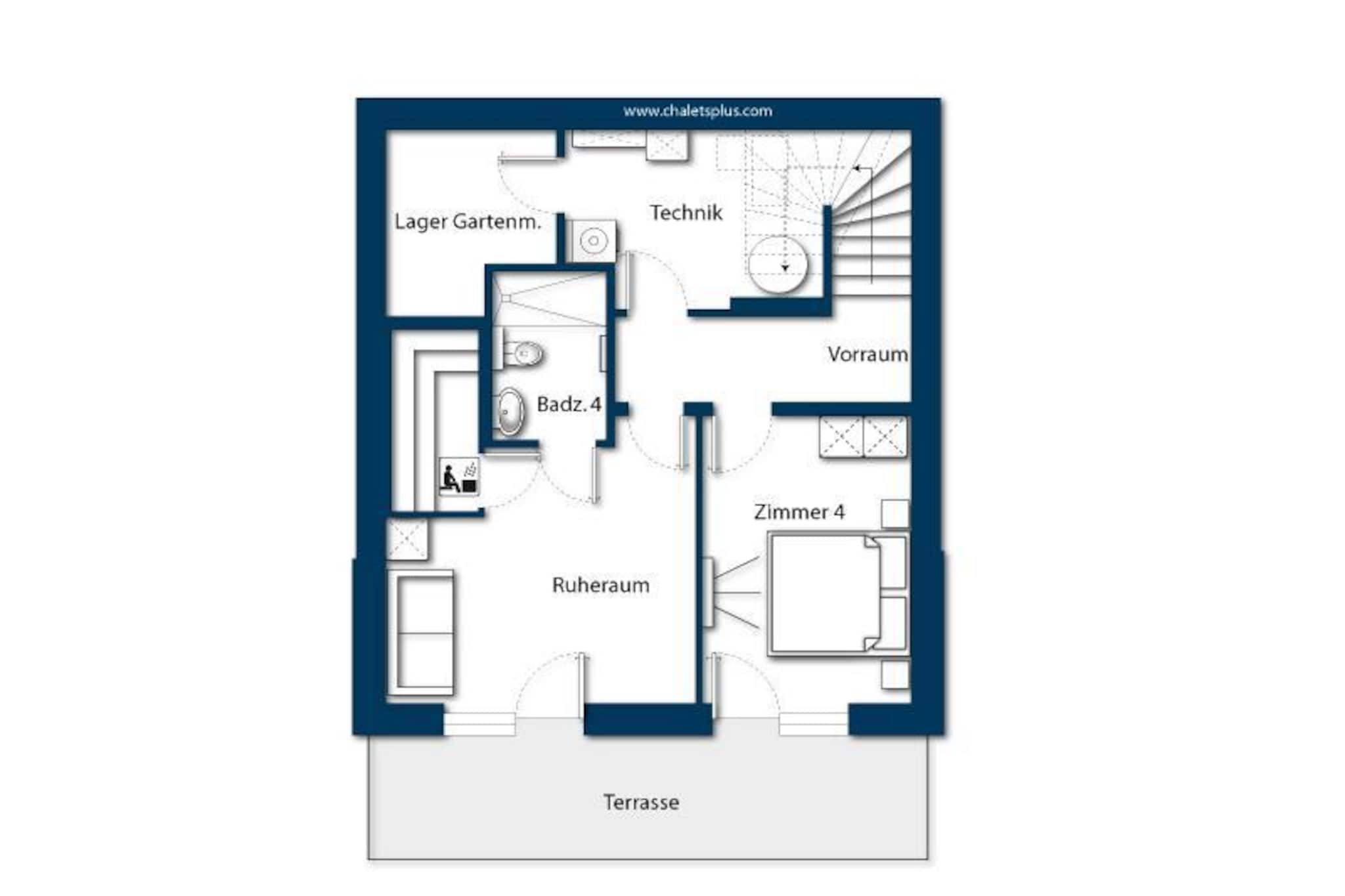 Nationalpark Chalet Daberspitze-Floor plan