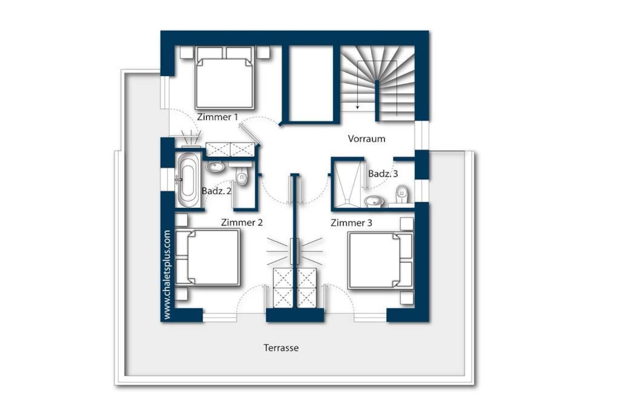 Nationalpark Chalet Daberspitze-Floor plan