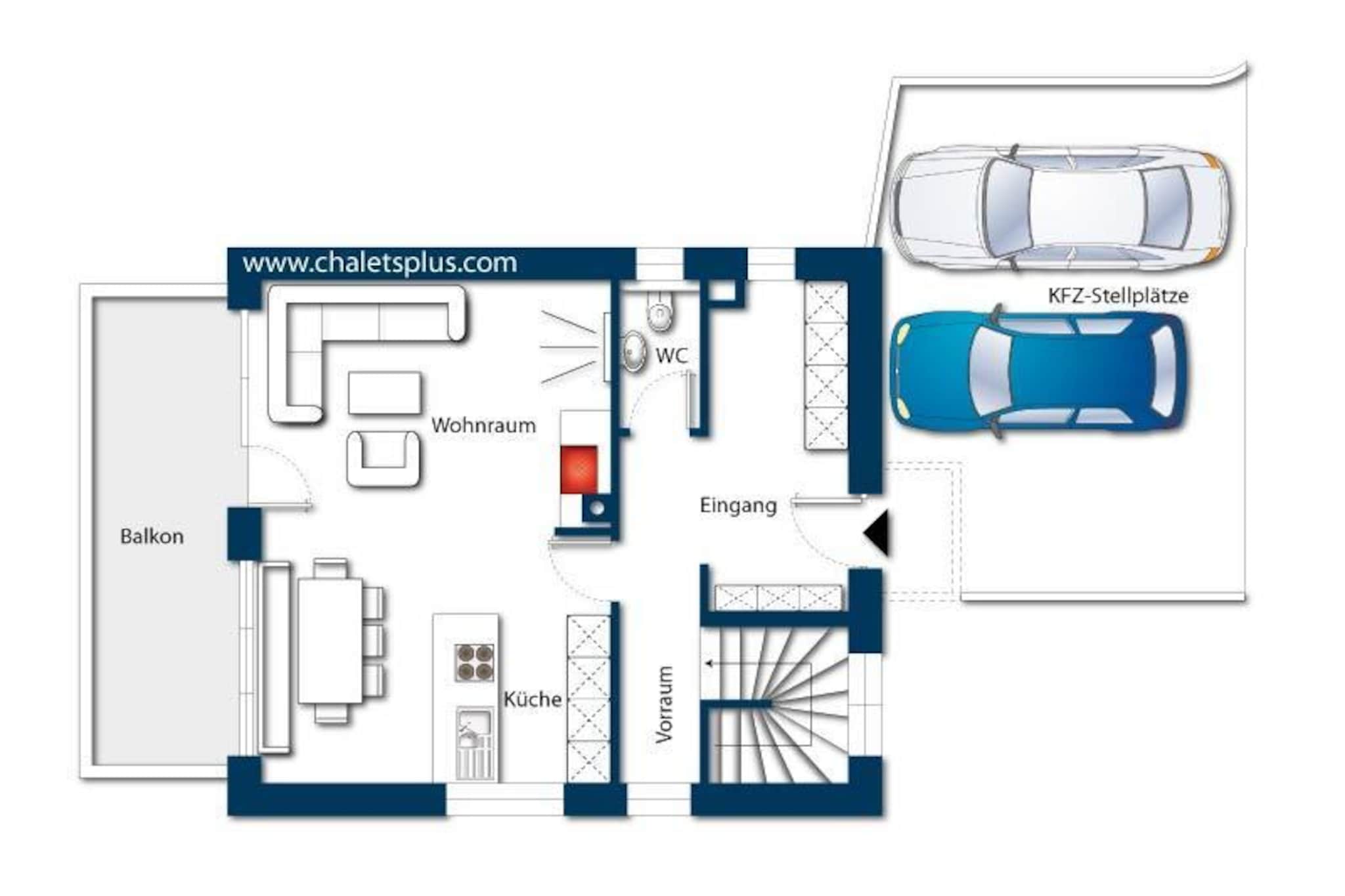 Nationalpark Chalet Daberspitze-Floor plan