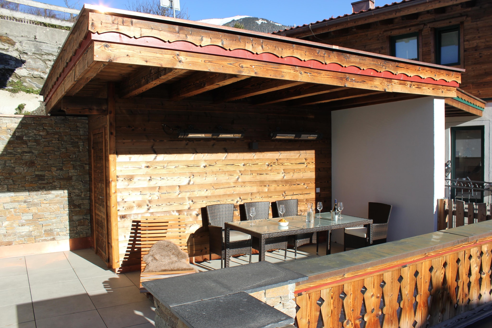 Nationalpark Chalet Keeskogel-Terrasbalkon