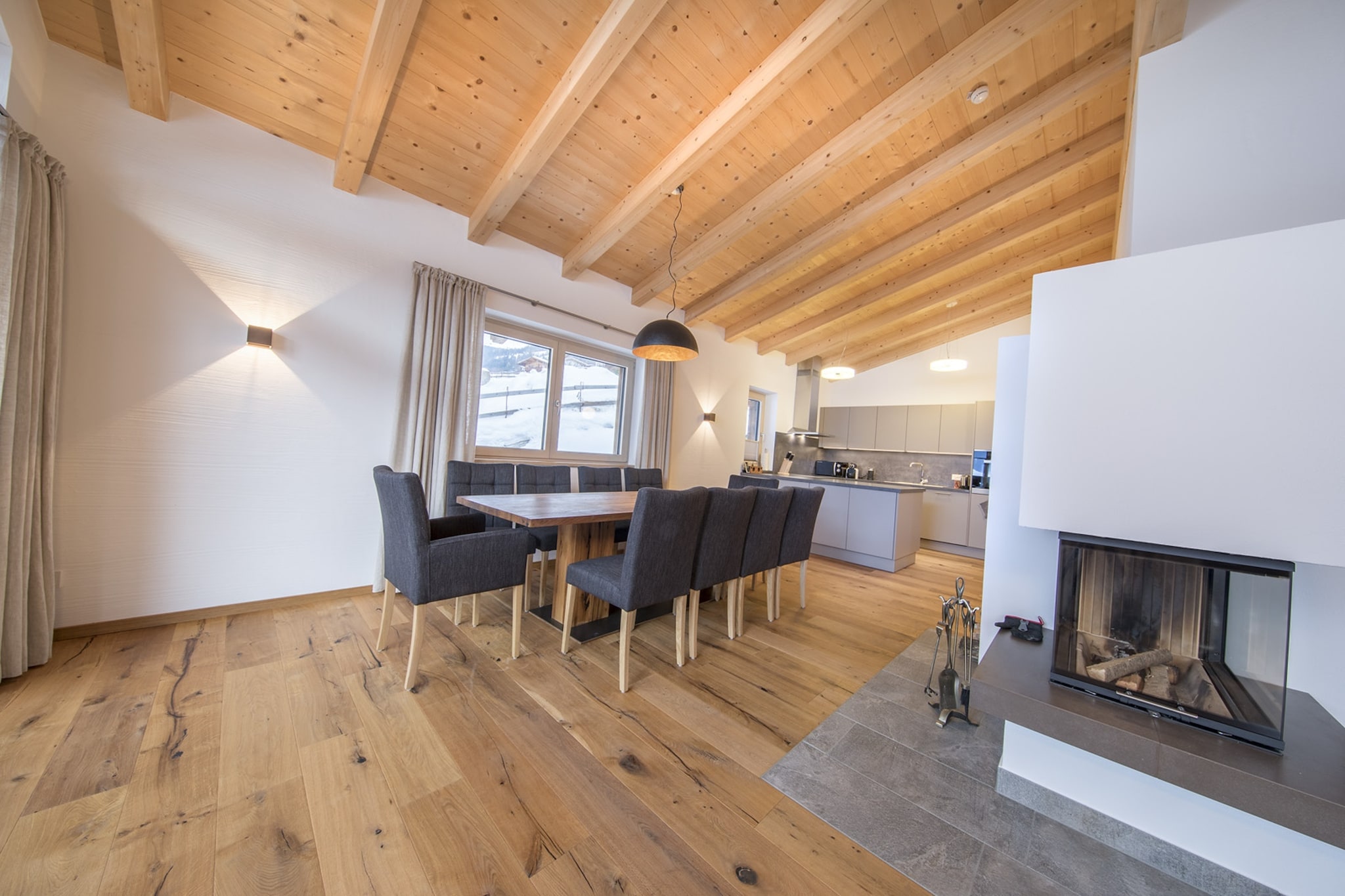 Nationalpark Chalet Keeskogel-Eetkamer