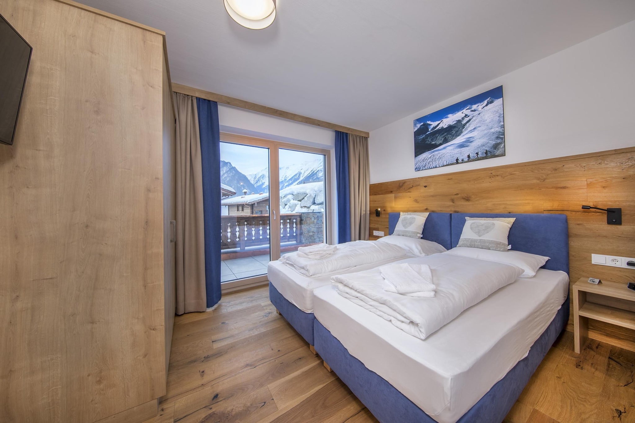 Nationalpark Chalet Keeskogel-Slaapkamer