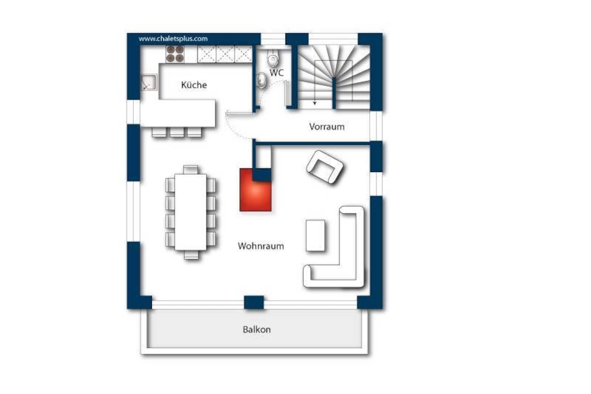 Nationalpark Chalet Keeskogel-Plan d'étage