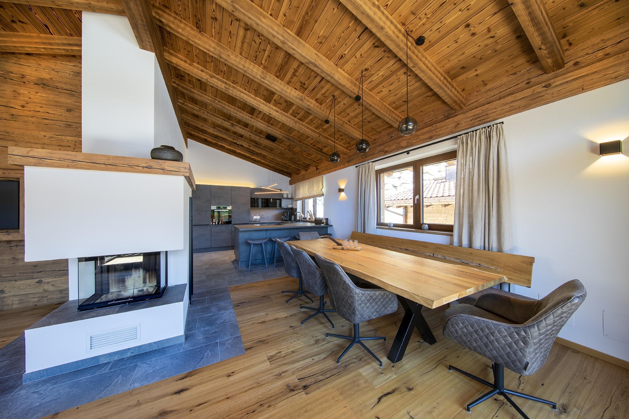 Nationalpark Chalet Mittereggspitze-Woonkamer