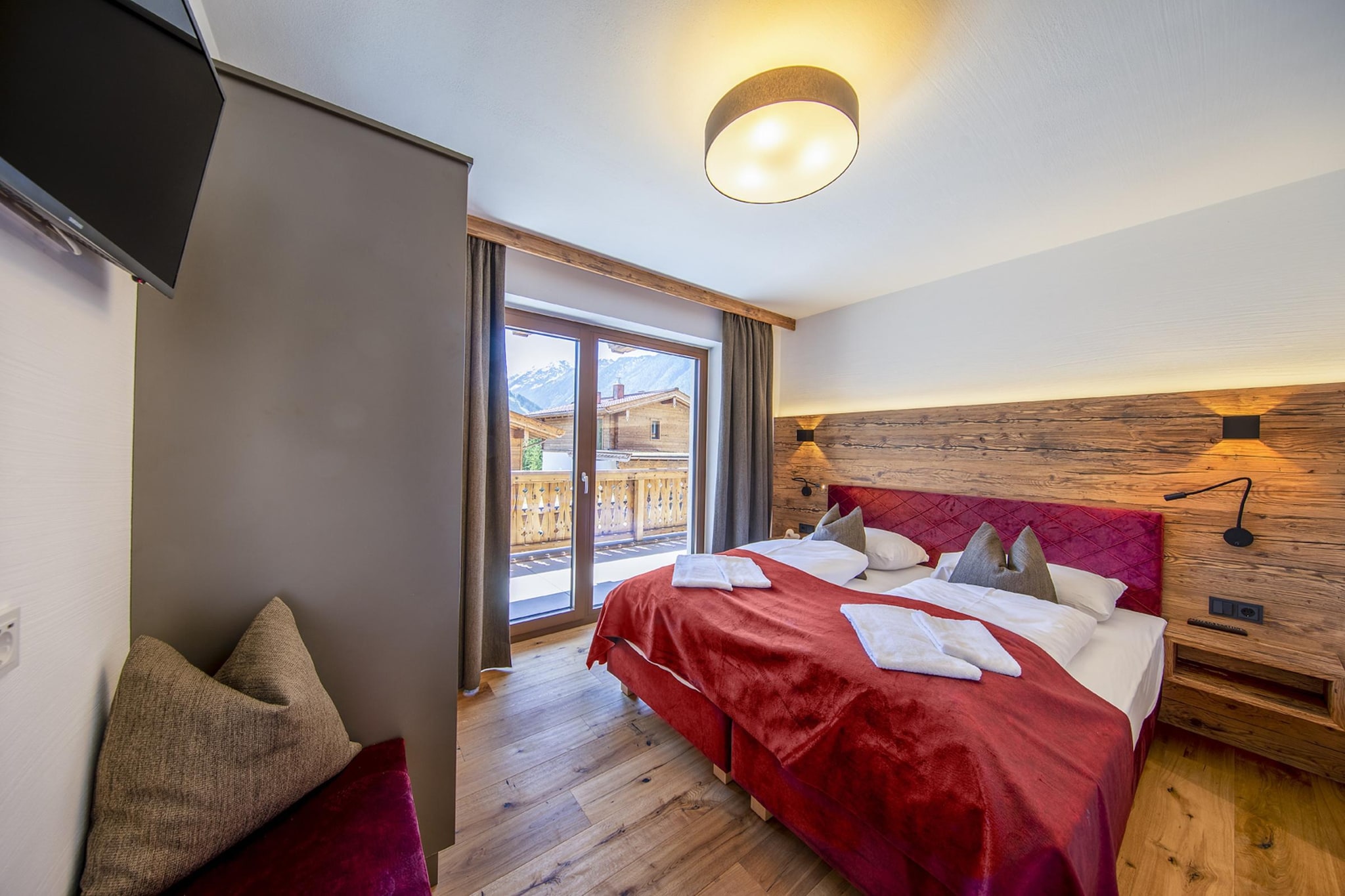Nationalpark Chalet Mittereggspitze-Slaapkamer