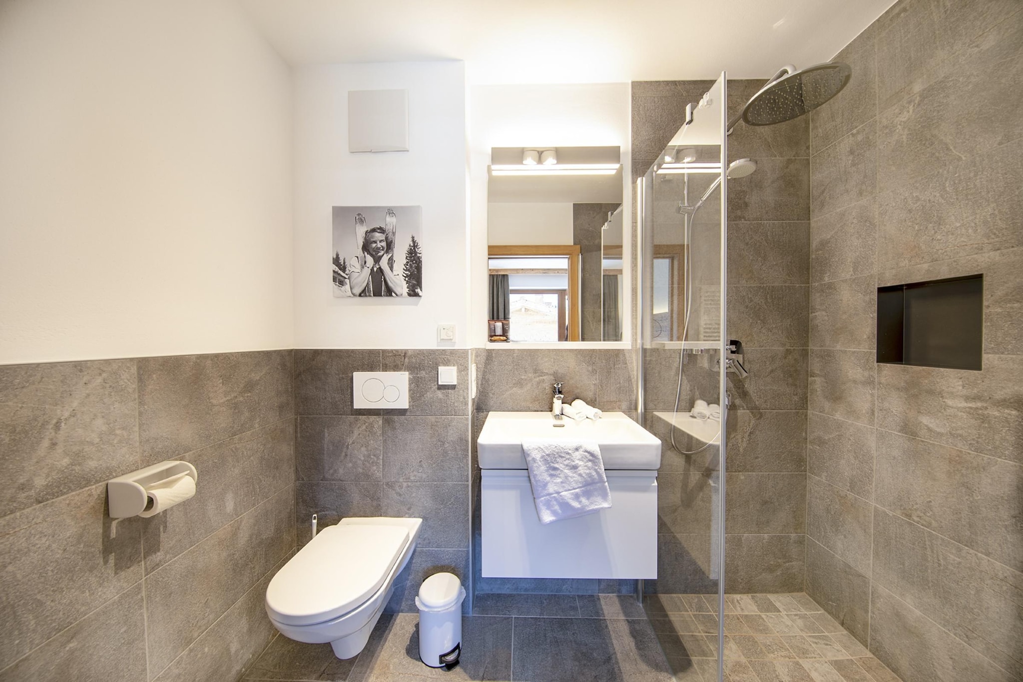 Nationalpark Chalet Mittereggspitze-Badkamer